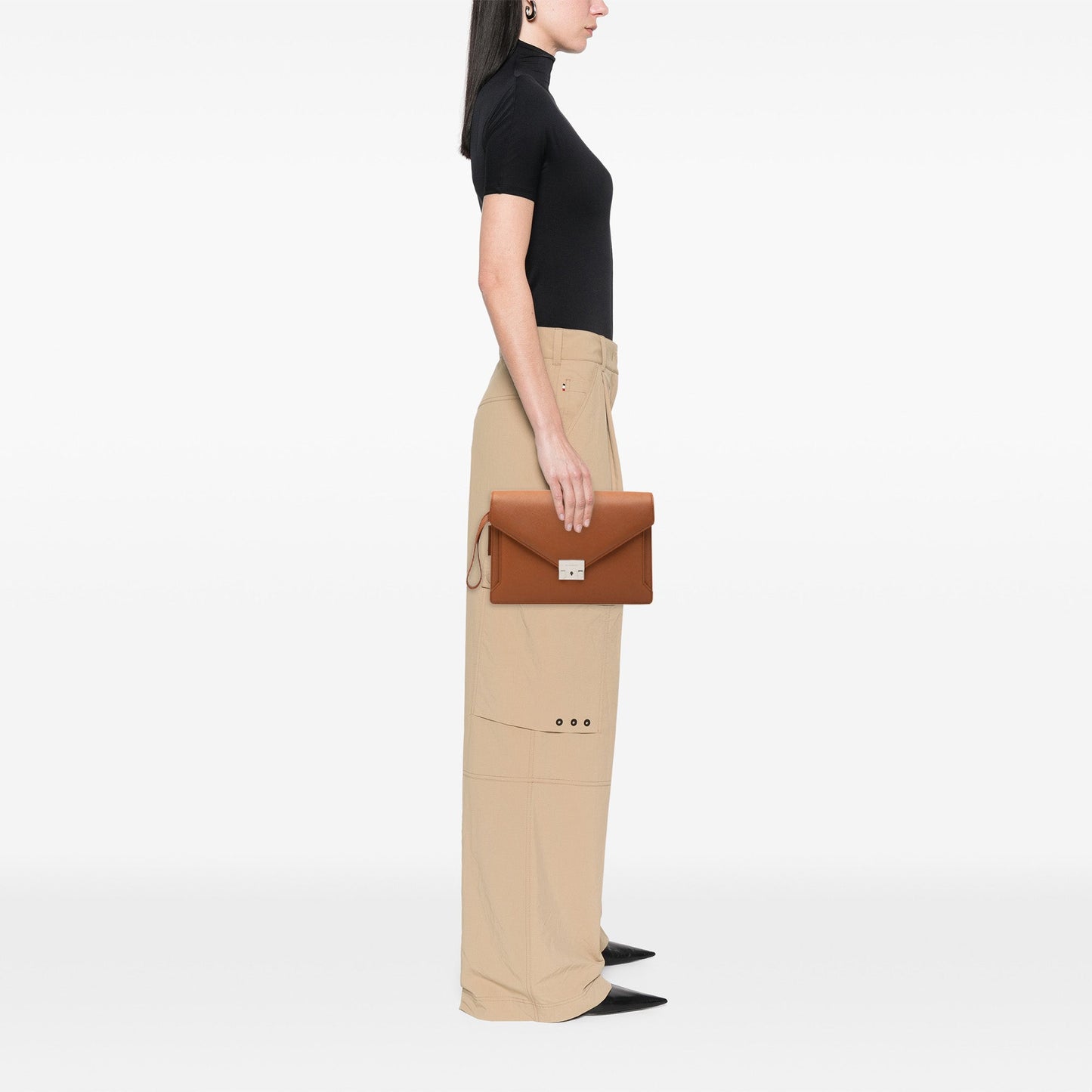 Burberry Leather Envelope Clutch