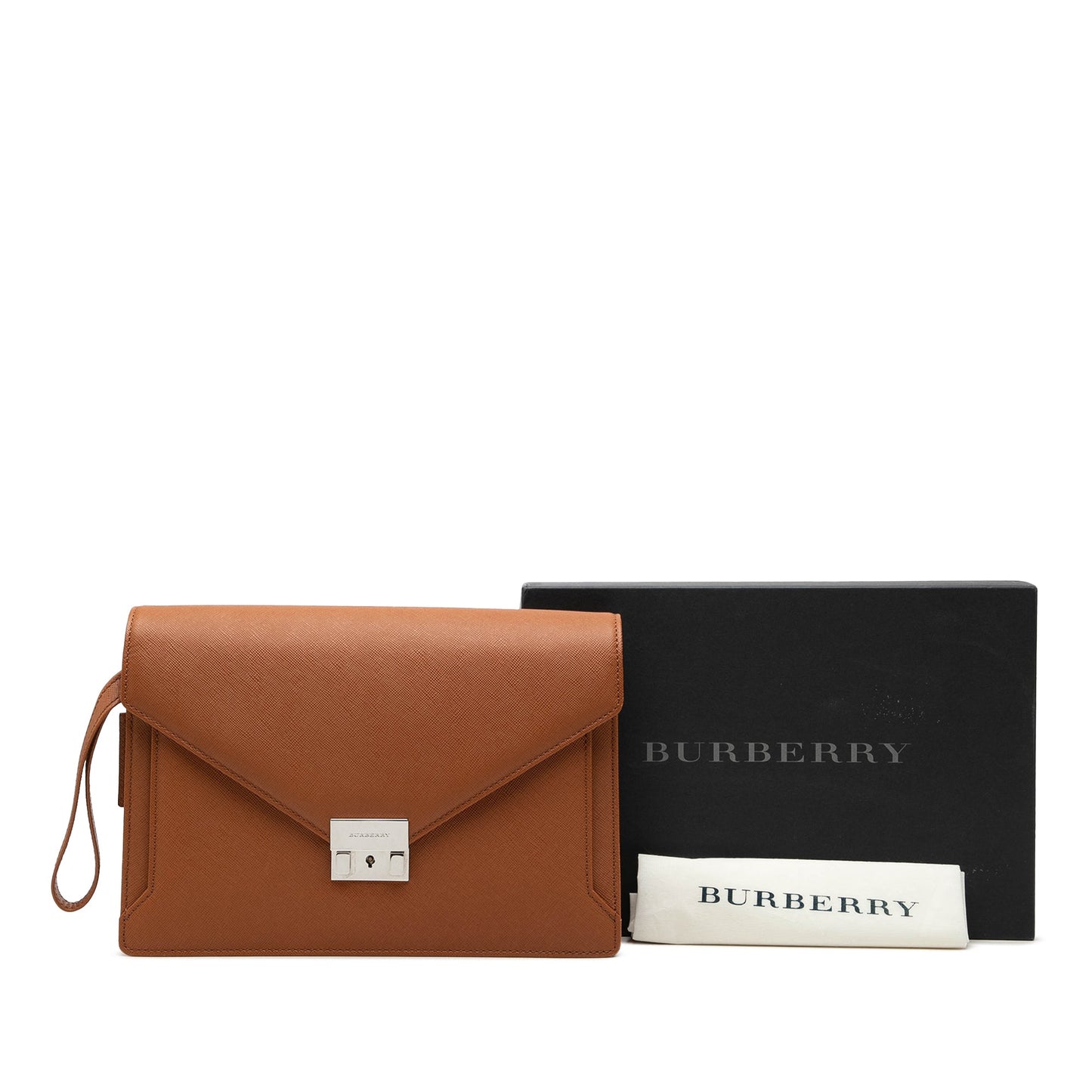 Burberry Leather Envelope Clutch