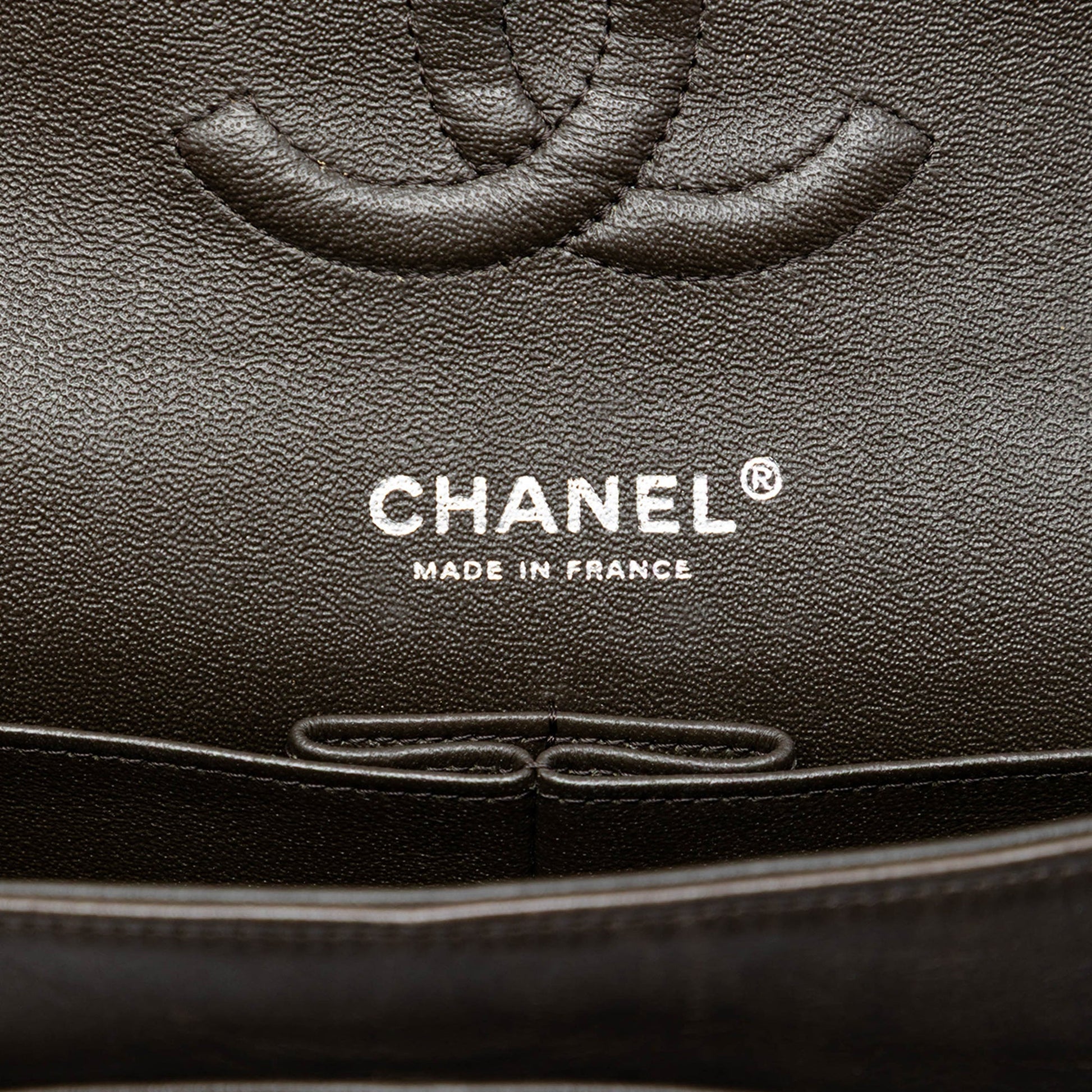 Chanel Medium Classic Tricolor Lambskin Double Flap