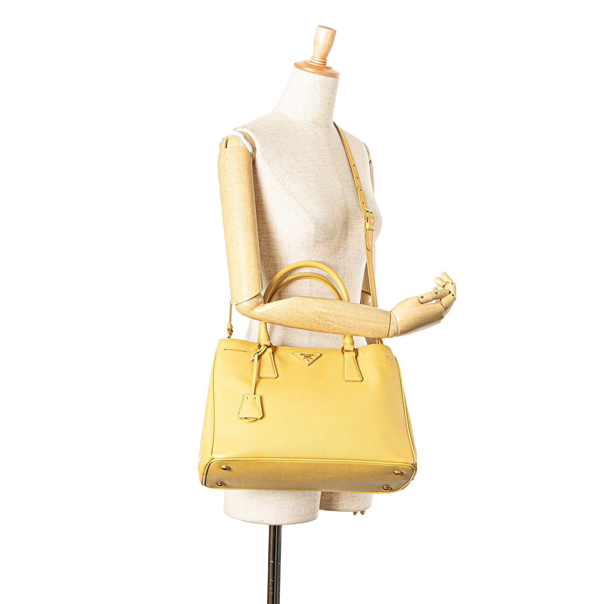Prada Small Saffiano Lux Galleria Satchel