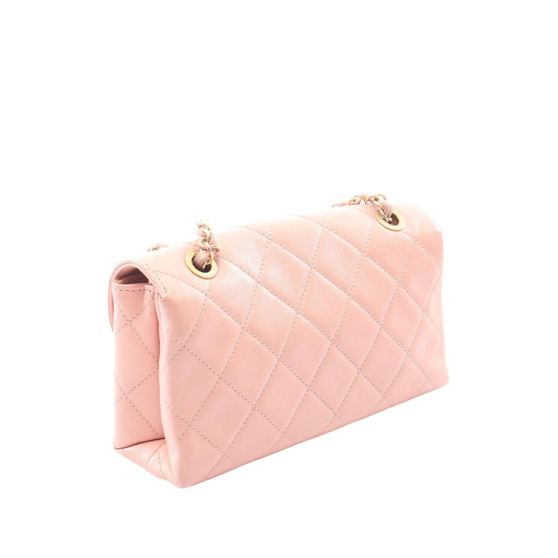 Chanel Small Quilted Calfskin Enchained Flap