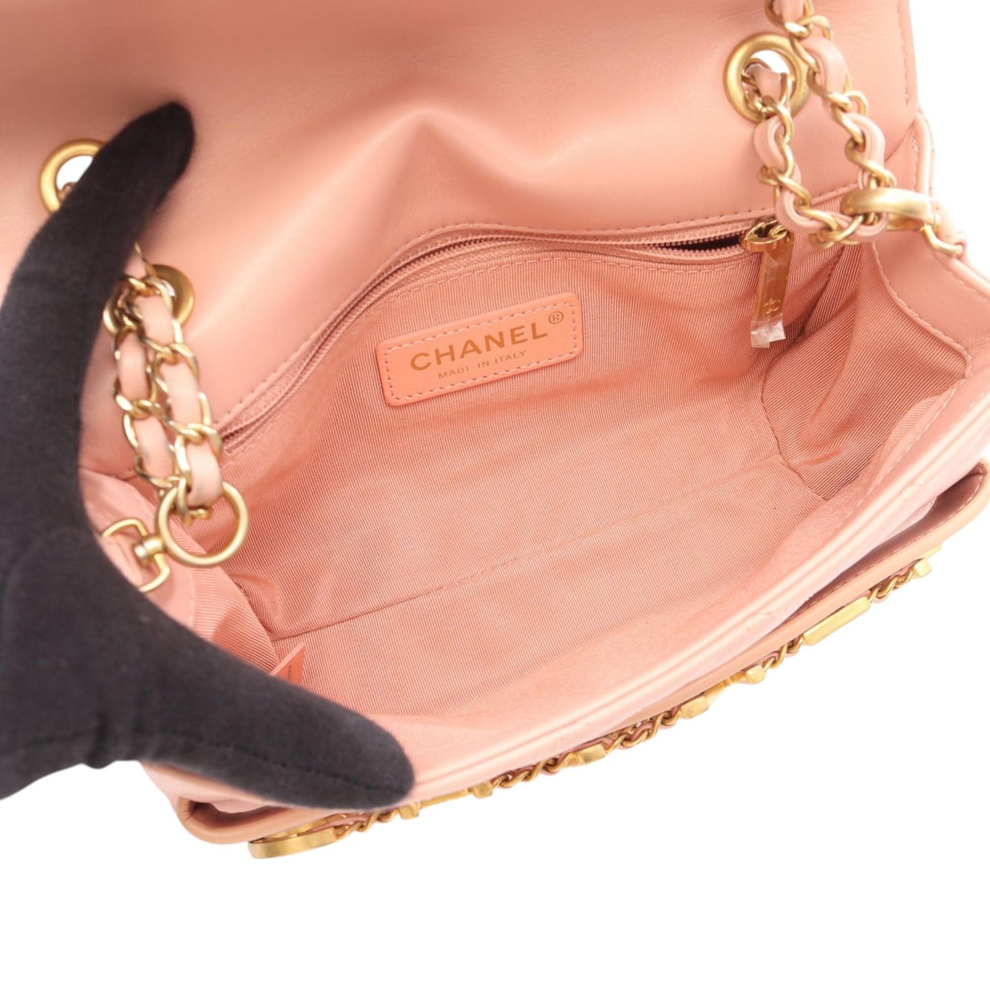 Chanel Small Quilted Calfskin Enchained Flap