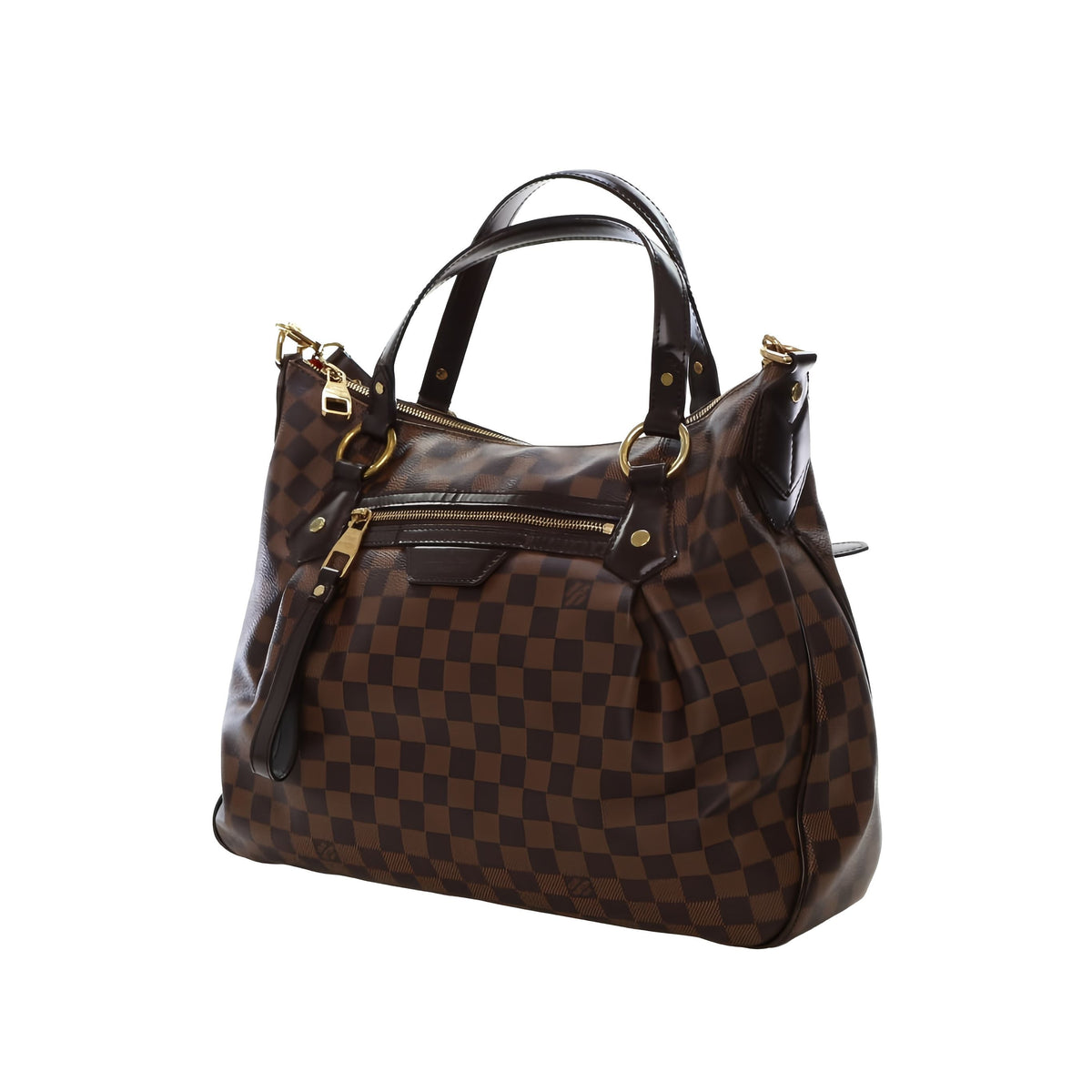Louis Vuitton Damier Ebene Evora MM — Brown