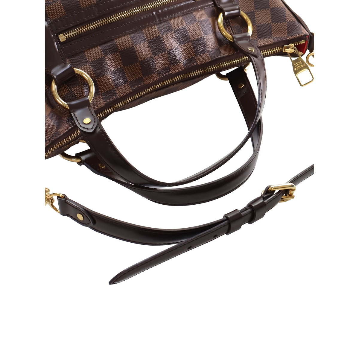 Louis Vuitton Damier Ebene Evora MM — Brown