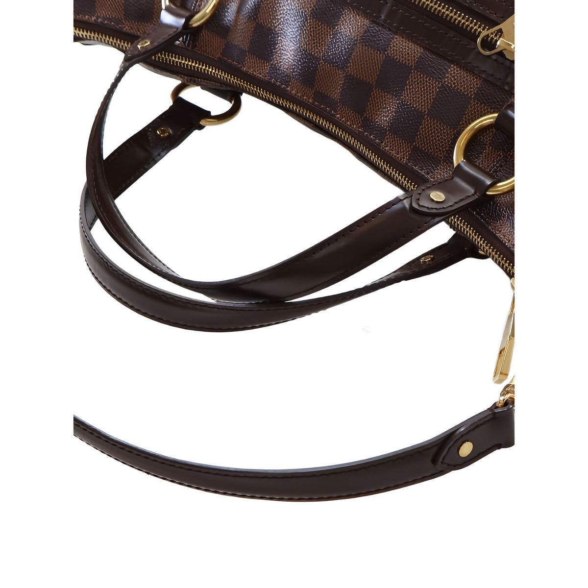 Louis Vuitton Damier Ebene Evora MM — Brown