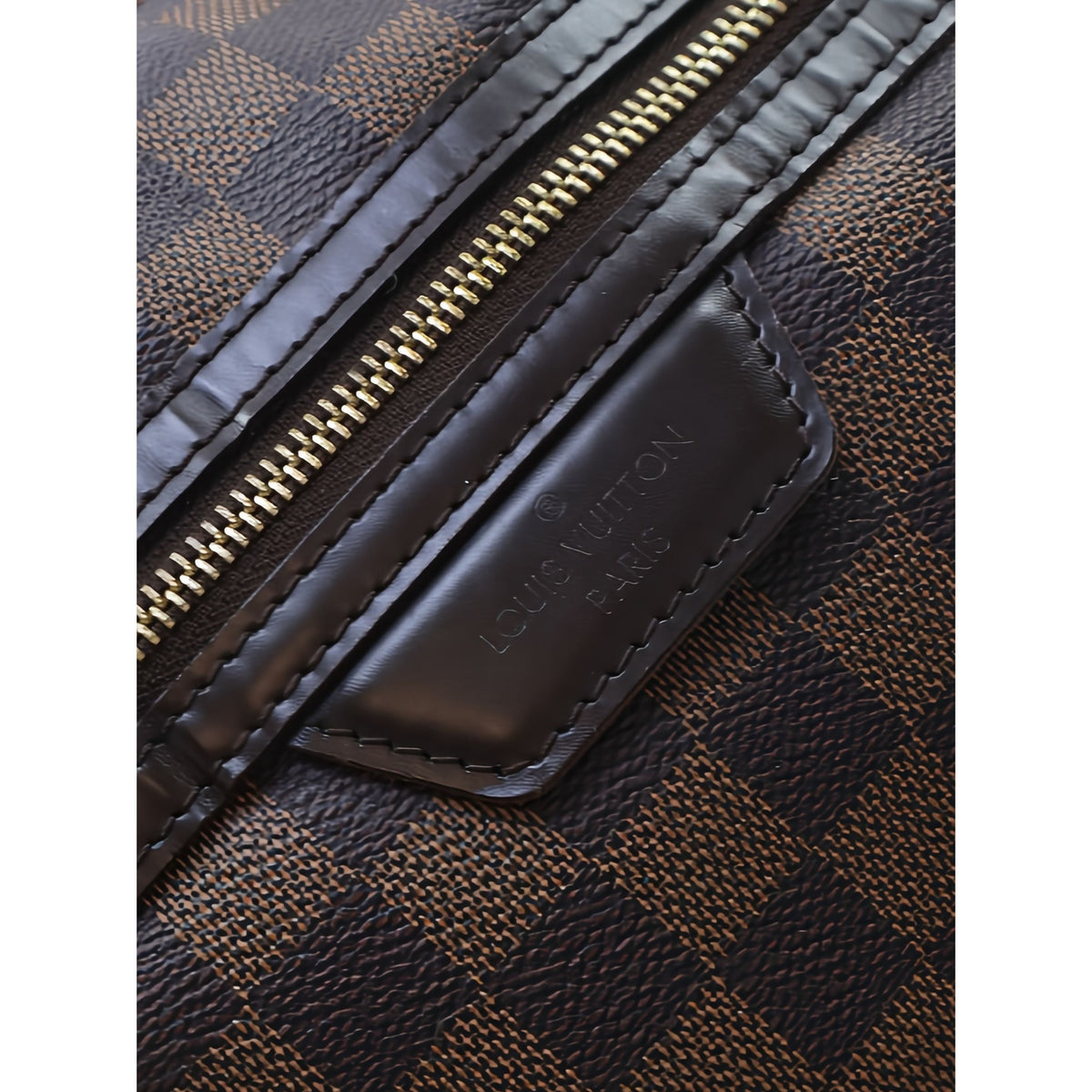 Louis Vuitton Damier Ebene Evora MM — Brown