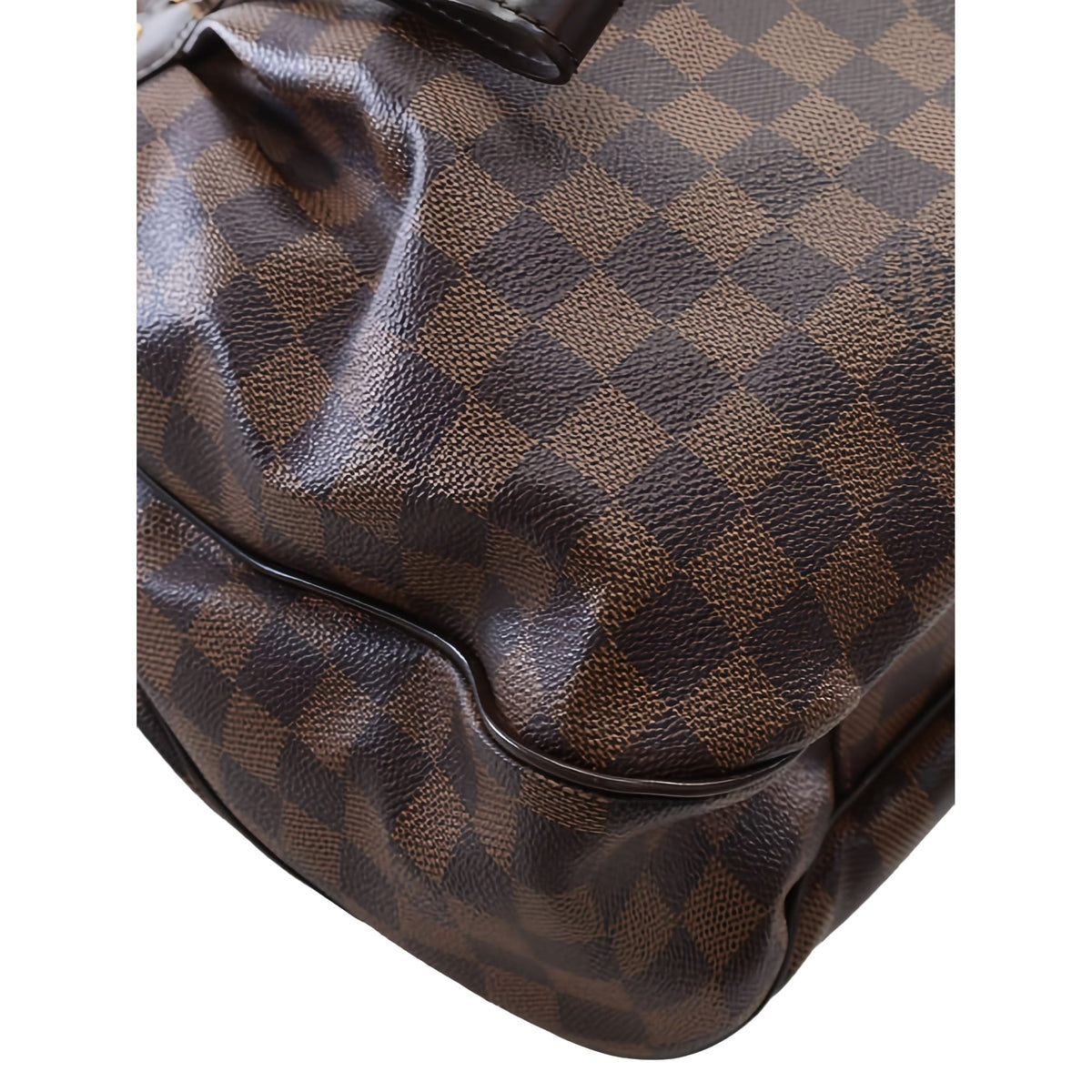 Louis Vuitton Damier Ebene Evora MM — Brown