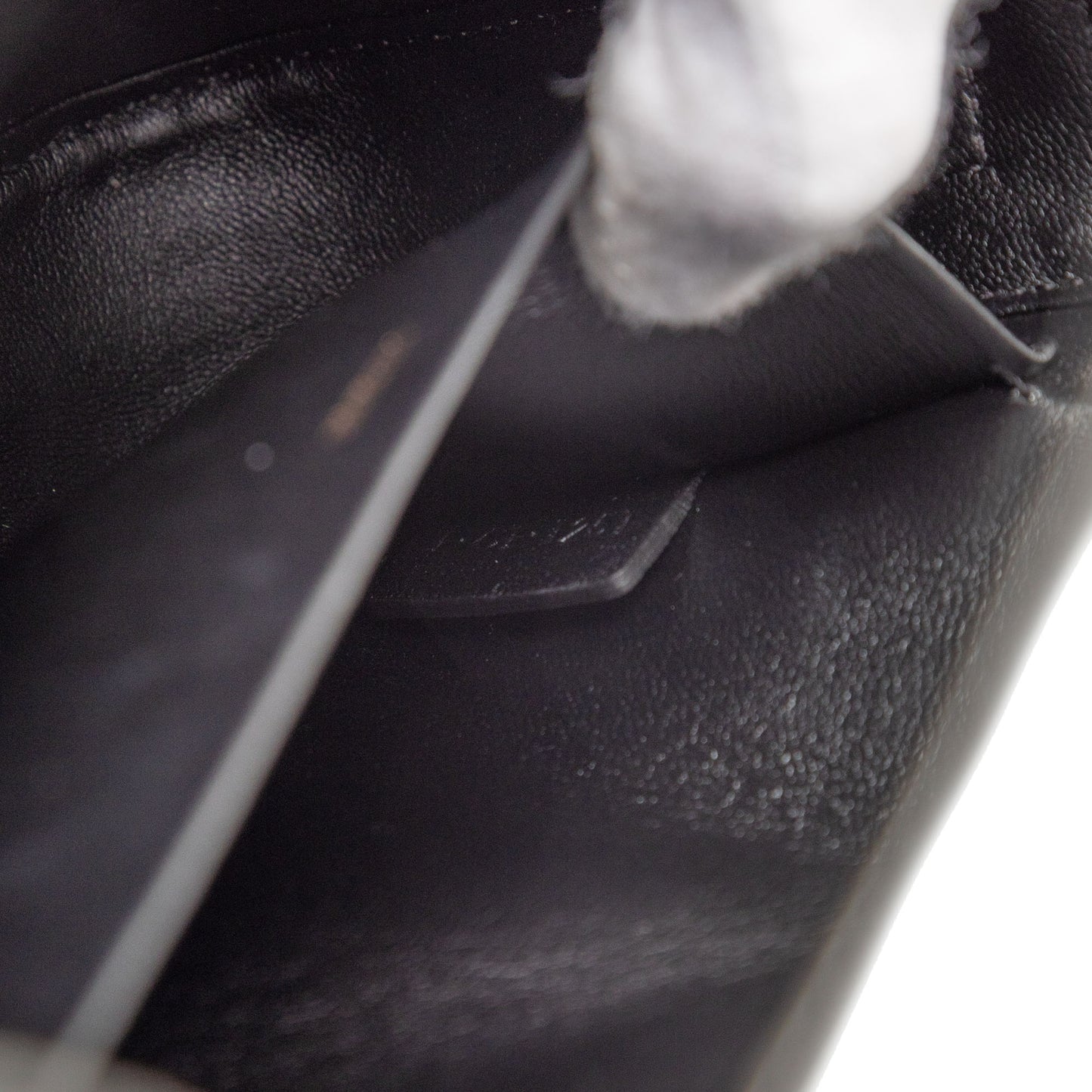 Celine Shiny Calfskin Triomphe Claude Shoulder Bag