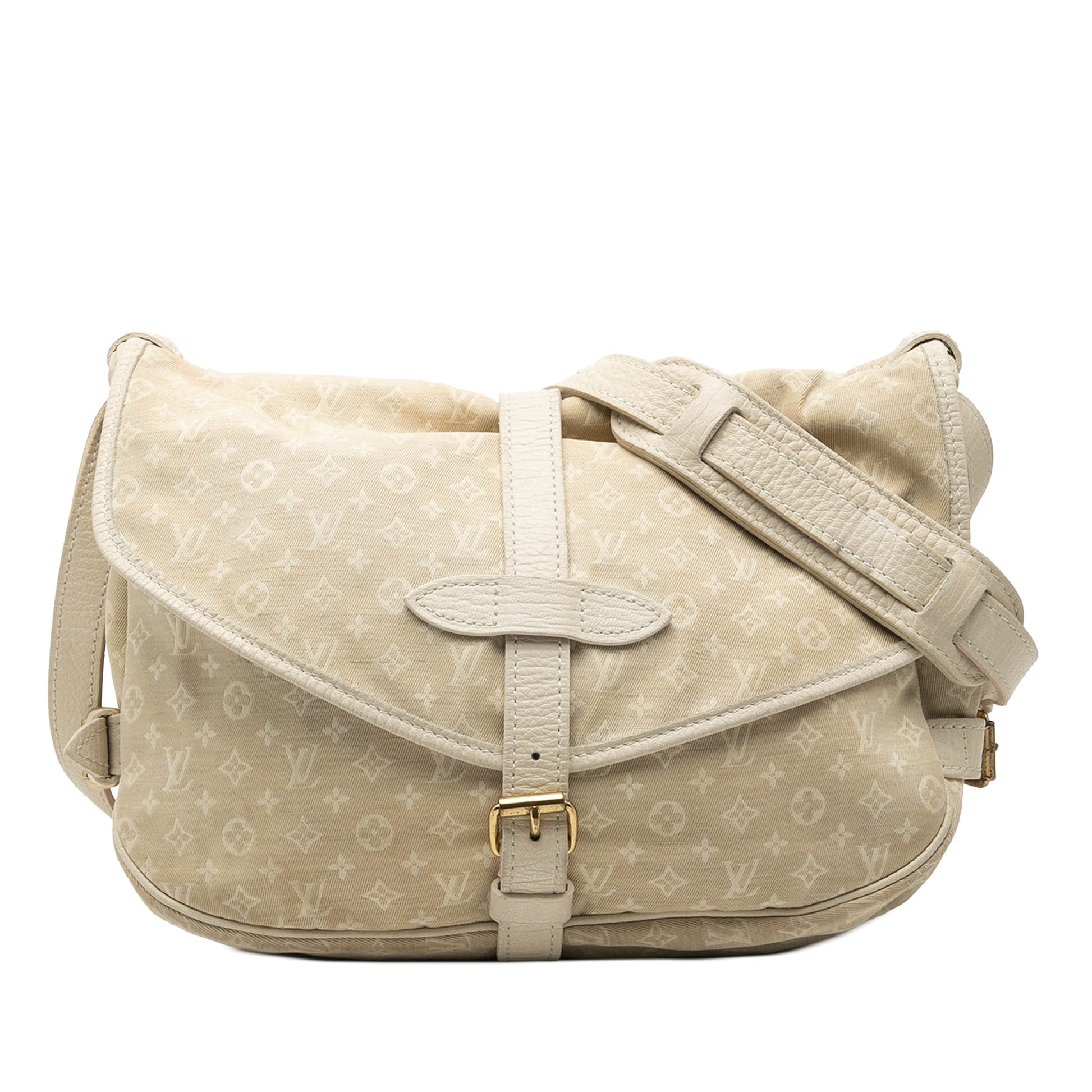 Louis Vuitton Monogram Mini Lin Saumur 30