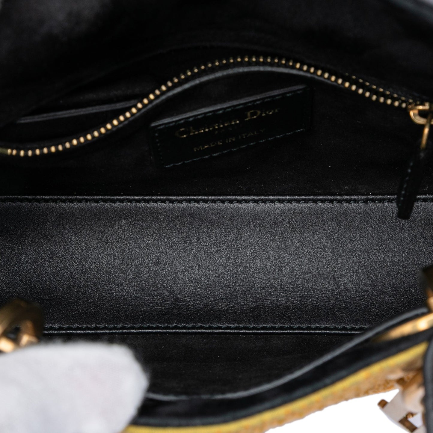 Dior Mini Embroidered Canvas Swords Lady Dior