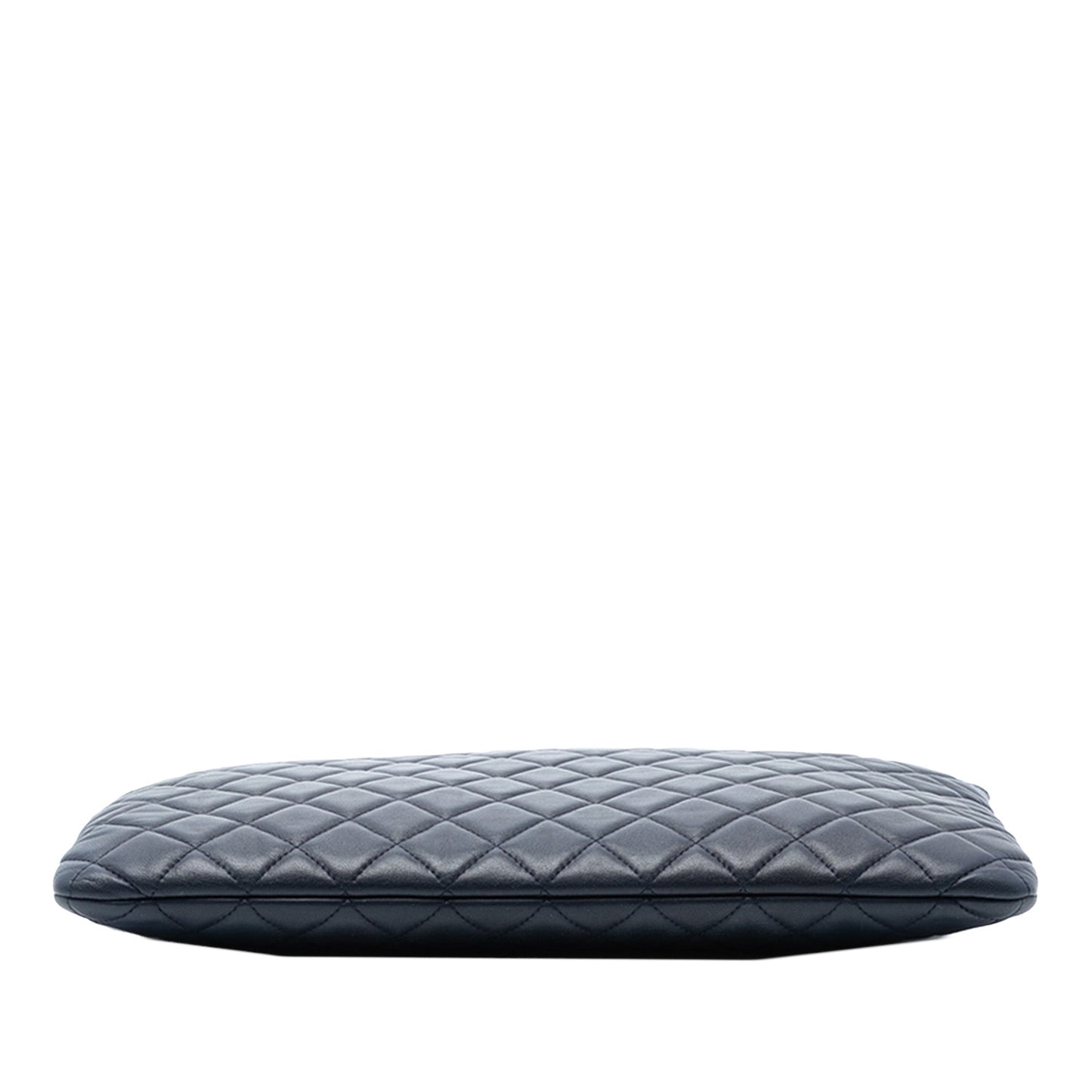 Chanel Large Quilted Lambskin O Case Clutch