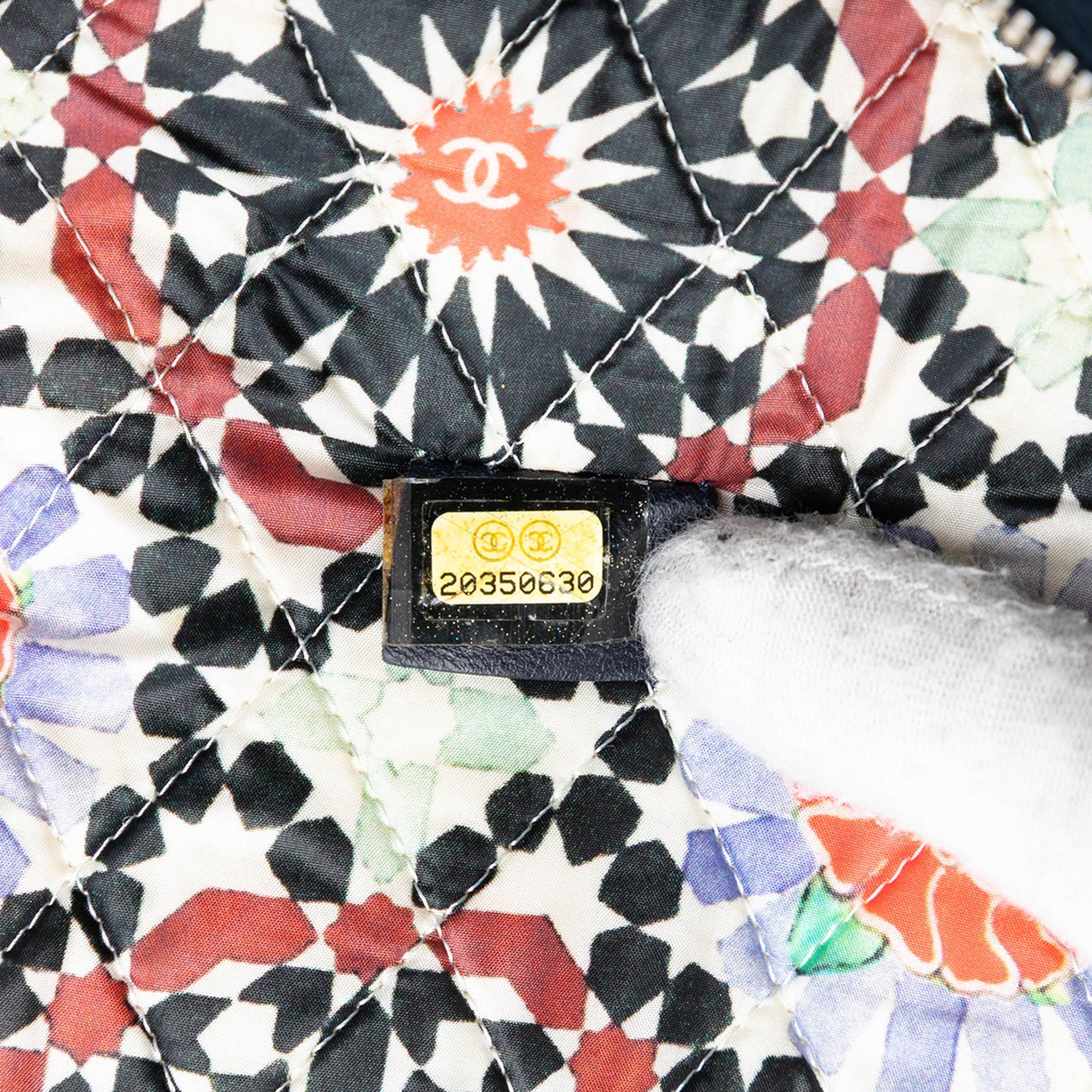 Chanel Large Quilted Lambskin O Case Clutch