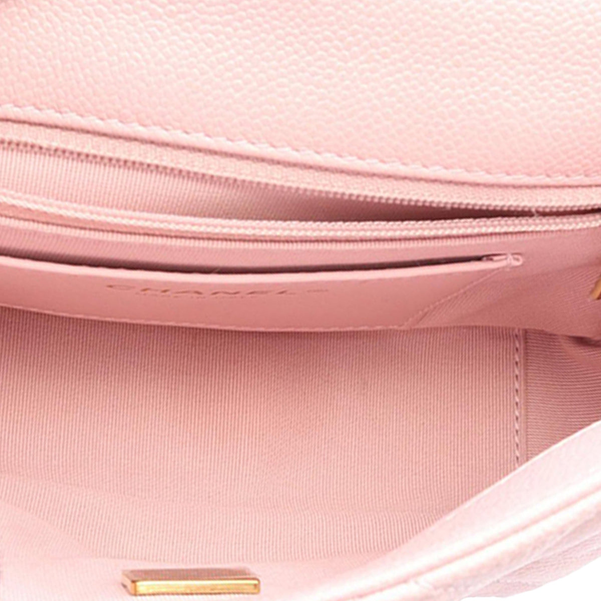 Chanel CC Quilted Caviar Chain Around Flap