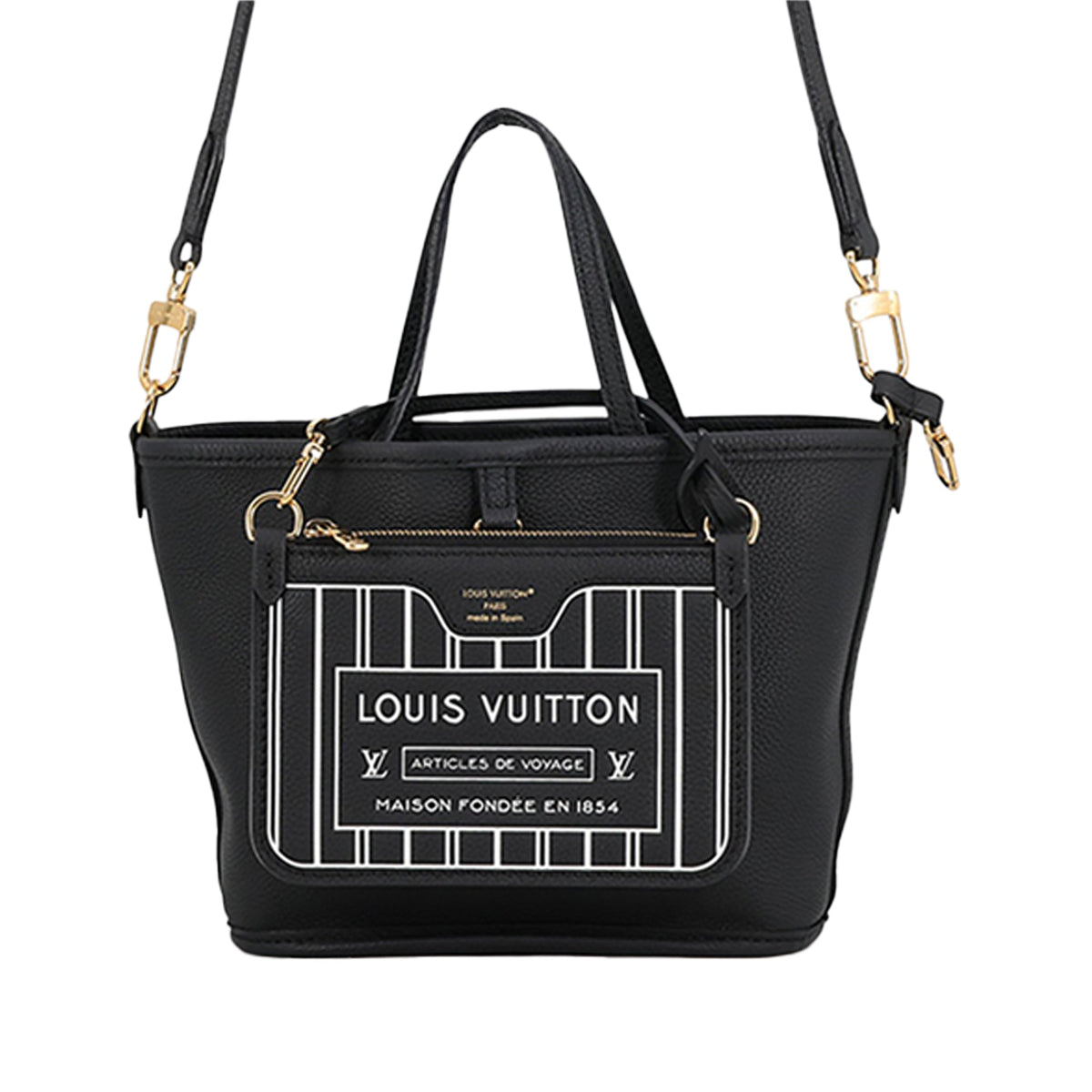 Louis Vuitton Monogram Neverfull Bandouliere Inside Out BB