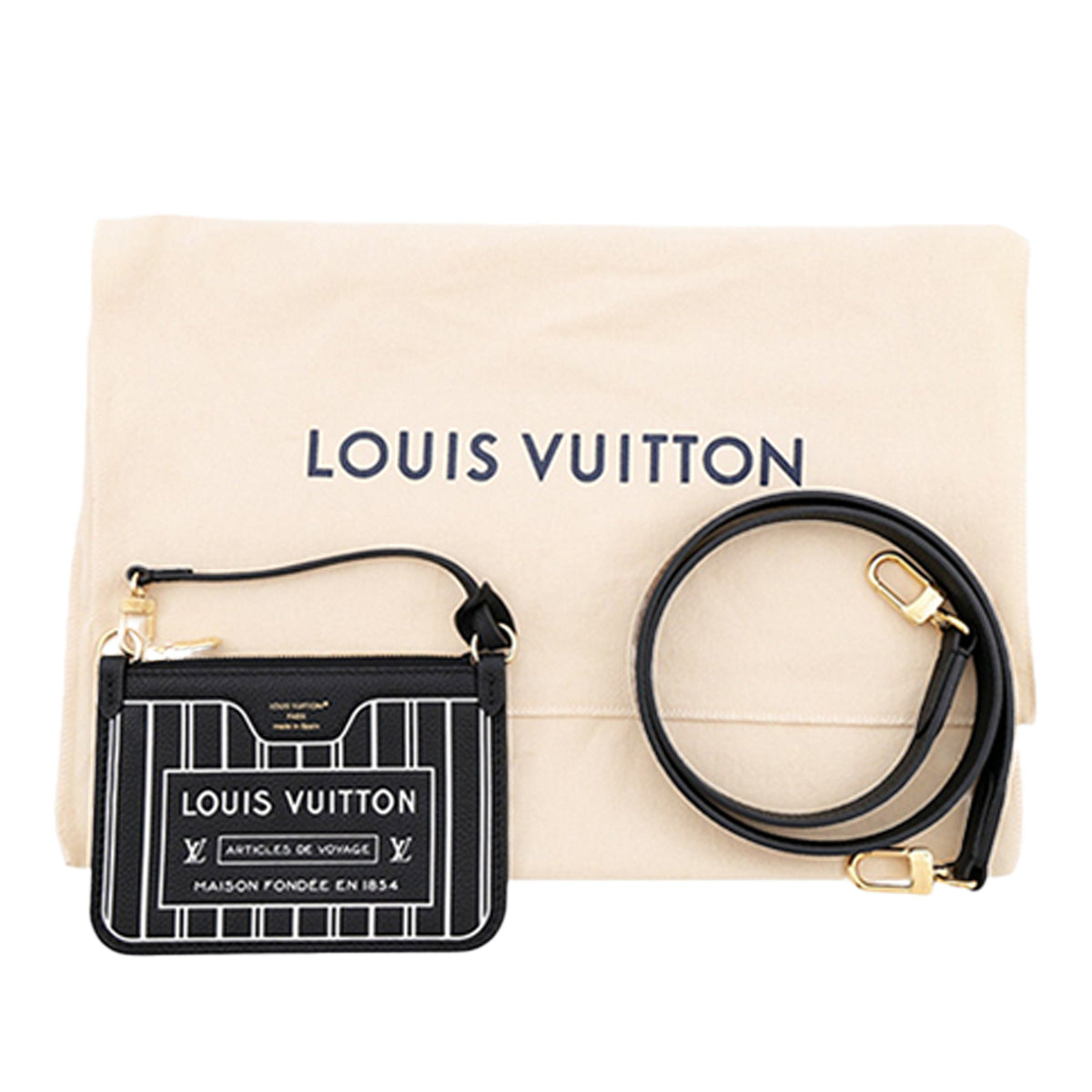 Louis Vuitton Monogram Neverfull Bandouliere Inside Out BB