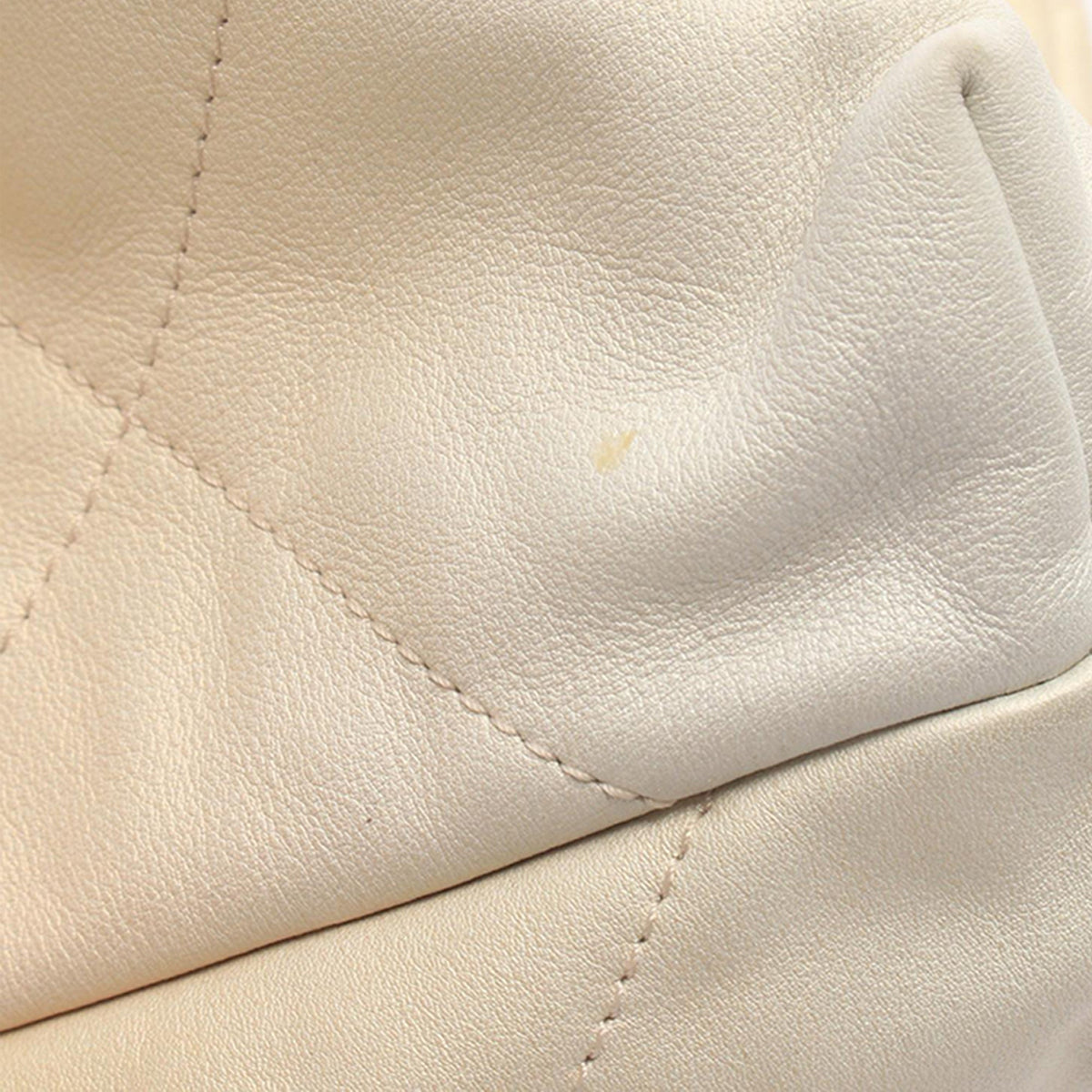 Chanel Large Quilted Lambskin 22 Hobo — Beige