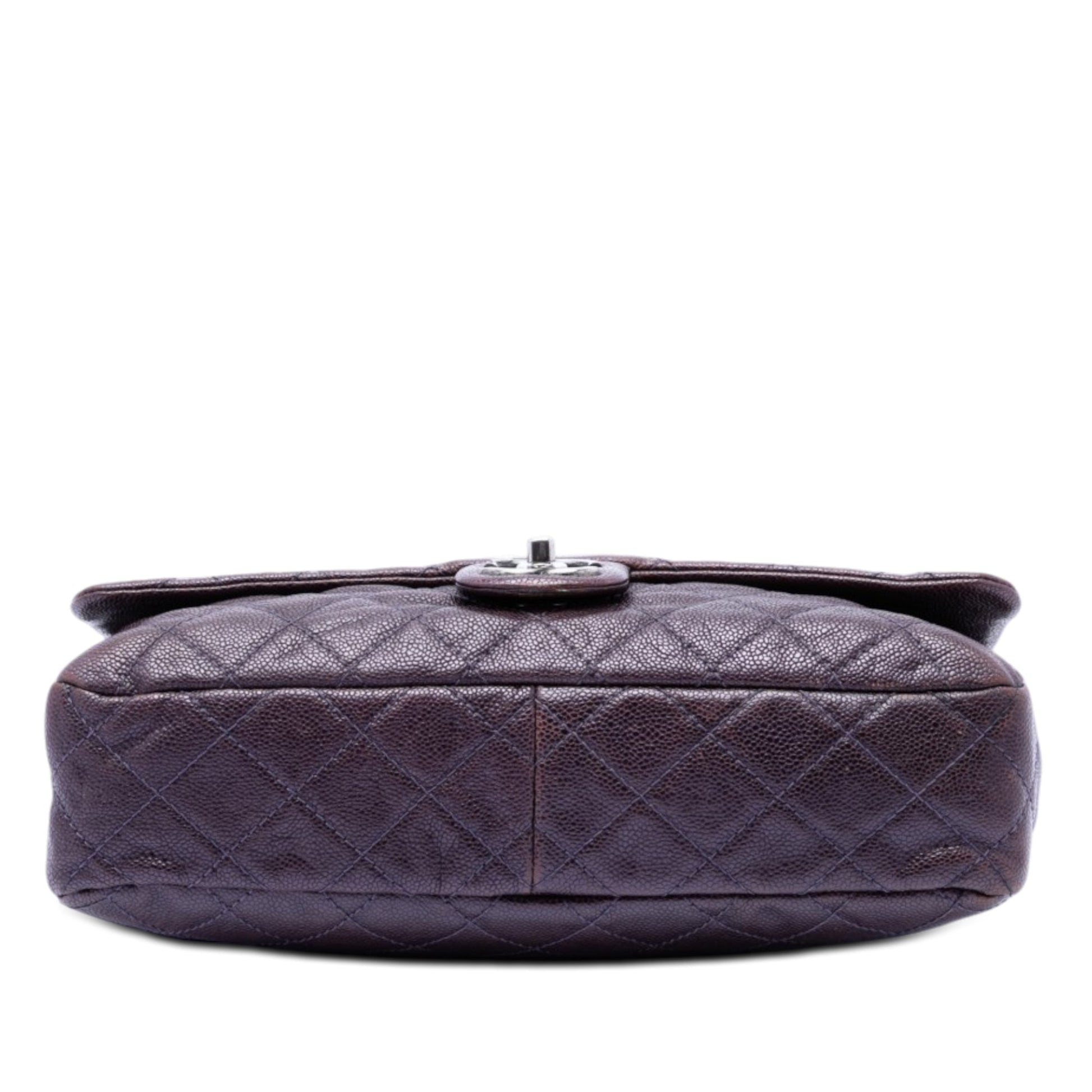Chanel Jumbo Quilted Iridescent Caviar Easy Flap