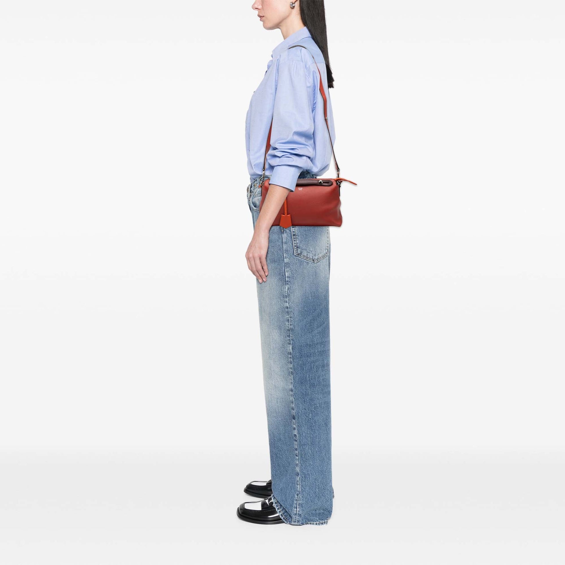 Fendi Medium Bicolor Leather By The Way Satchel