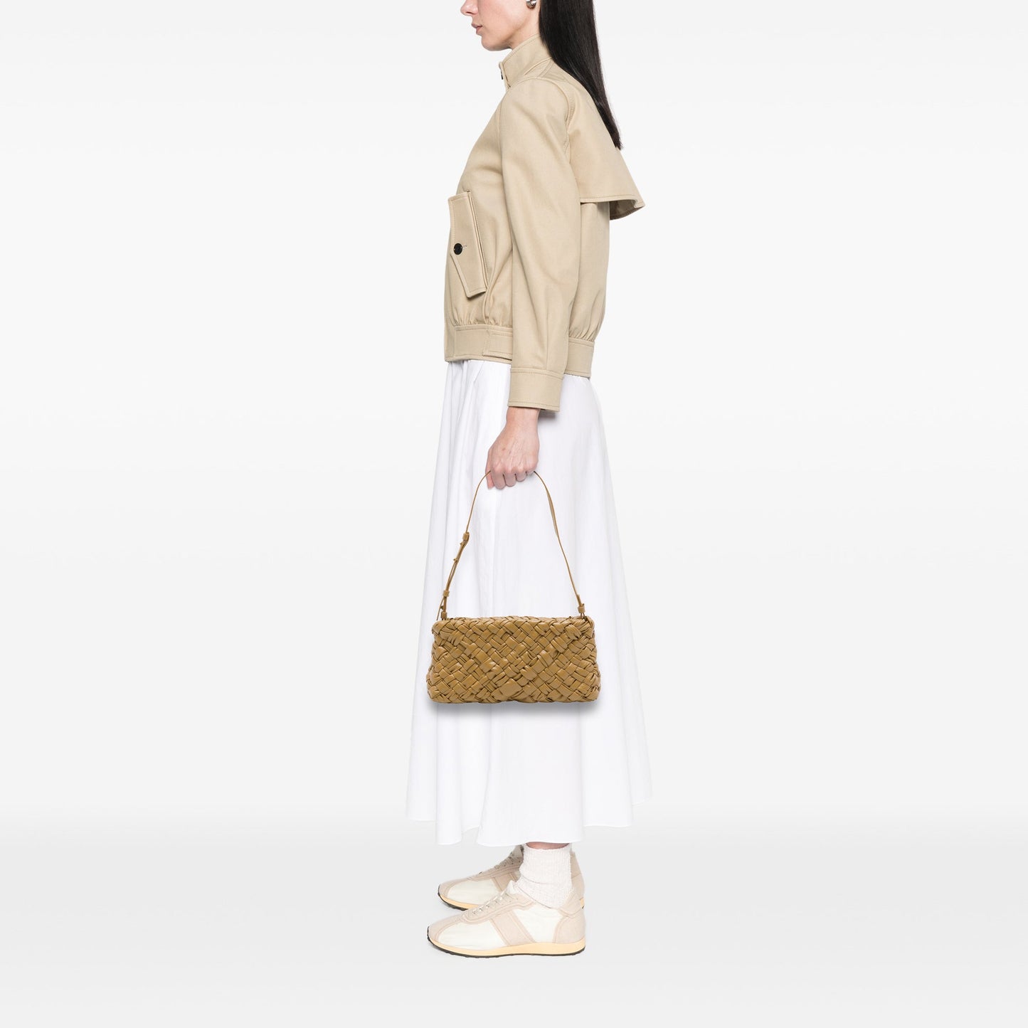 Bottega Veneta Nappa Intrecciato Kalimero Cha Cha Shoulder Bag