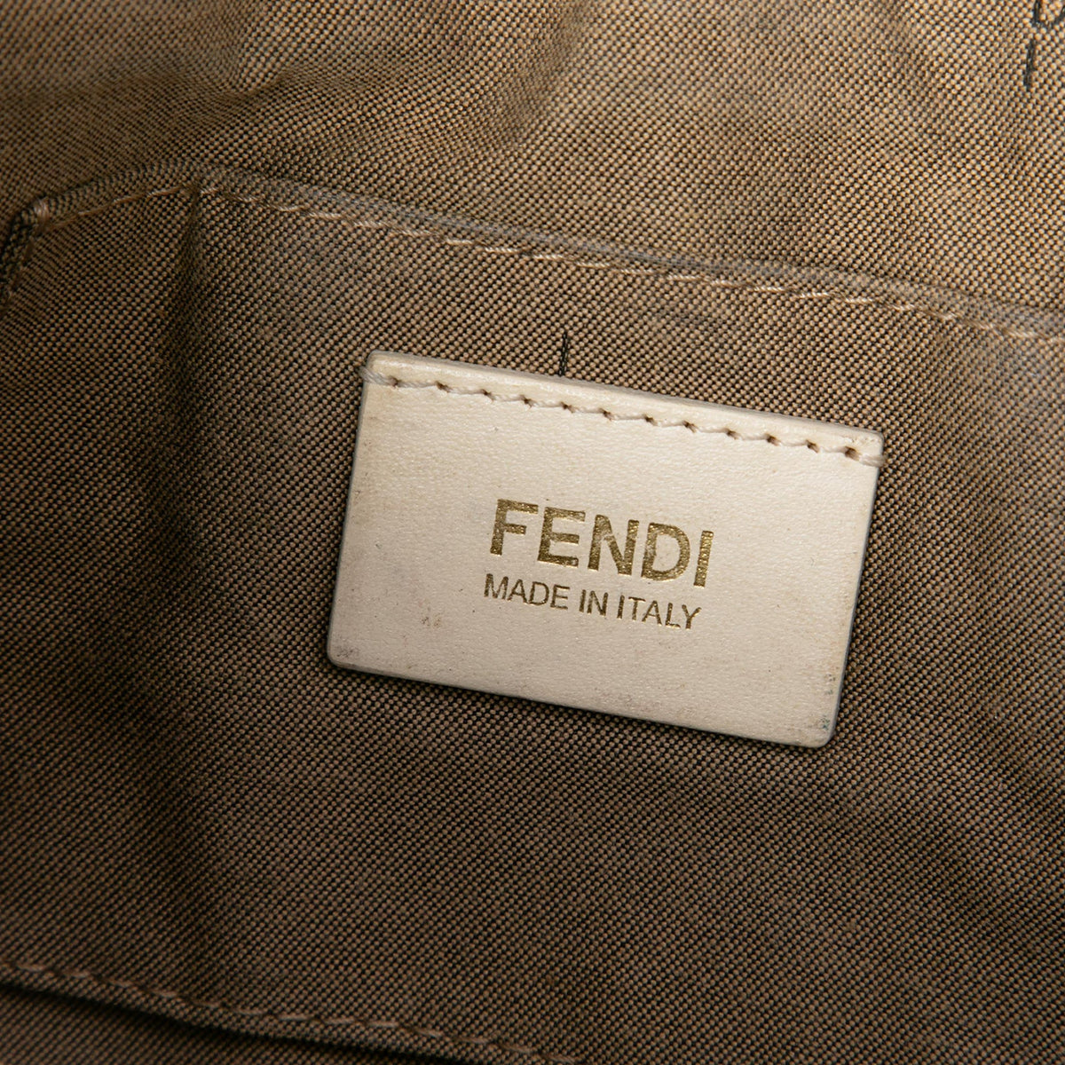 Fendi Small Zucca Coated Canvas Chef Shoulder Bag
