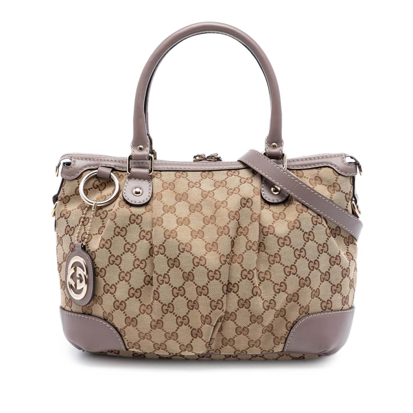 Gucci GG Canvas Sukey Satchel