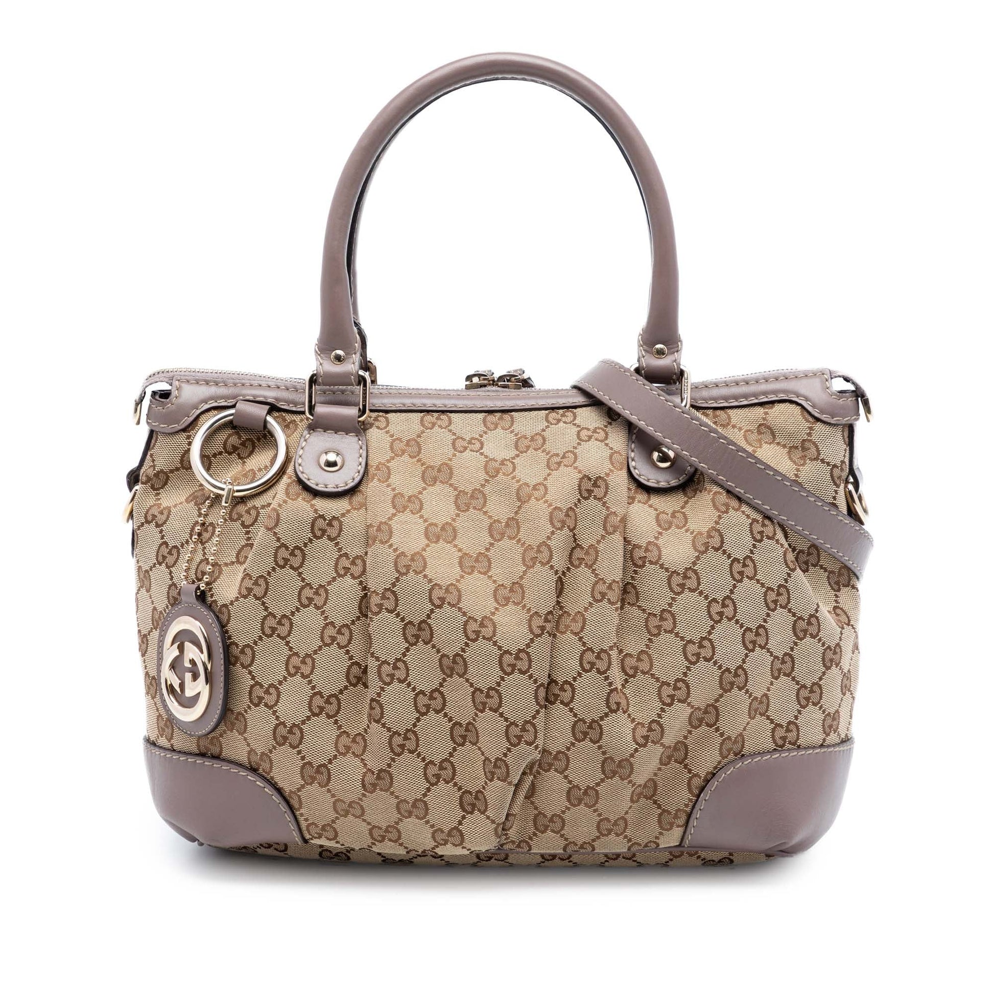 Gucci GG Canvas Sukey Satchel