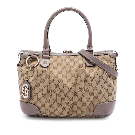 Gucci GG Canvas Sukey Satchel
