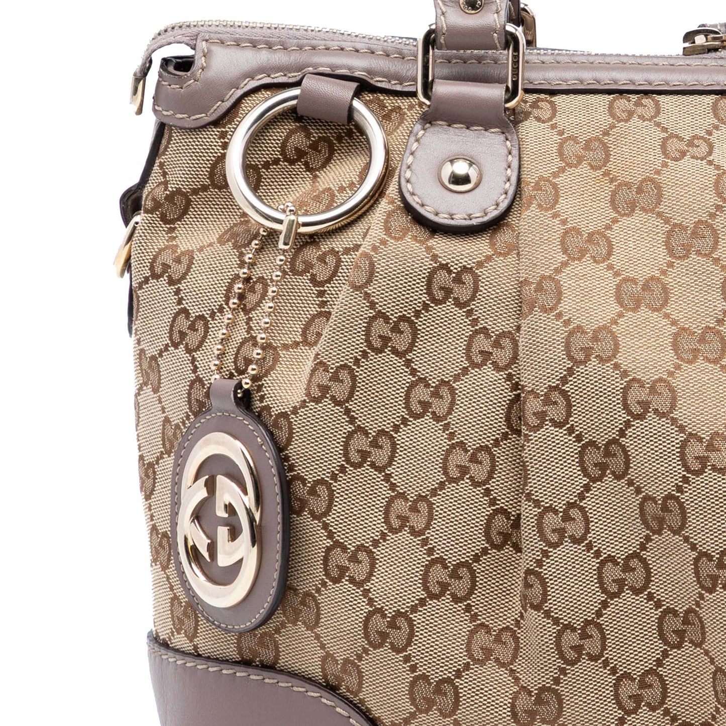 Gucci GG Canvas Sukey Satchel