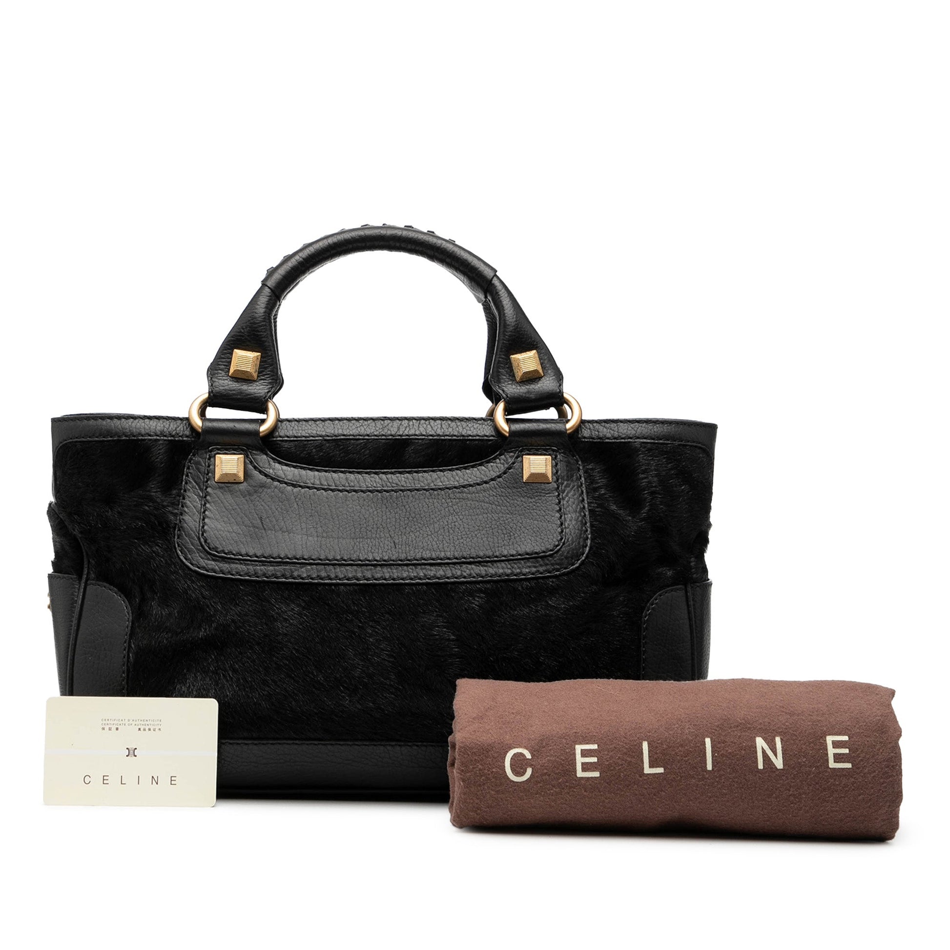 Celine Pony Hair Boogie Handbag