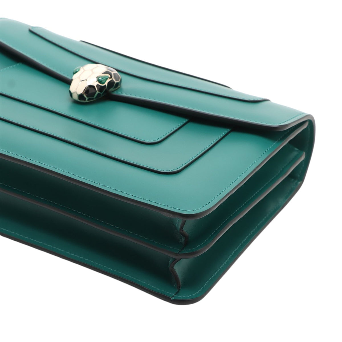 Bvlgari Medium Calfskin Serpenti Forever Shoulder Bag