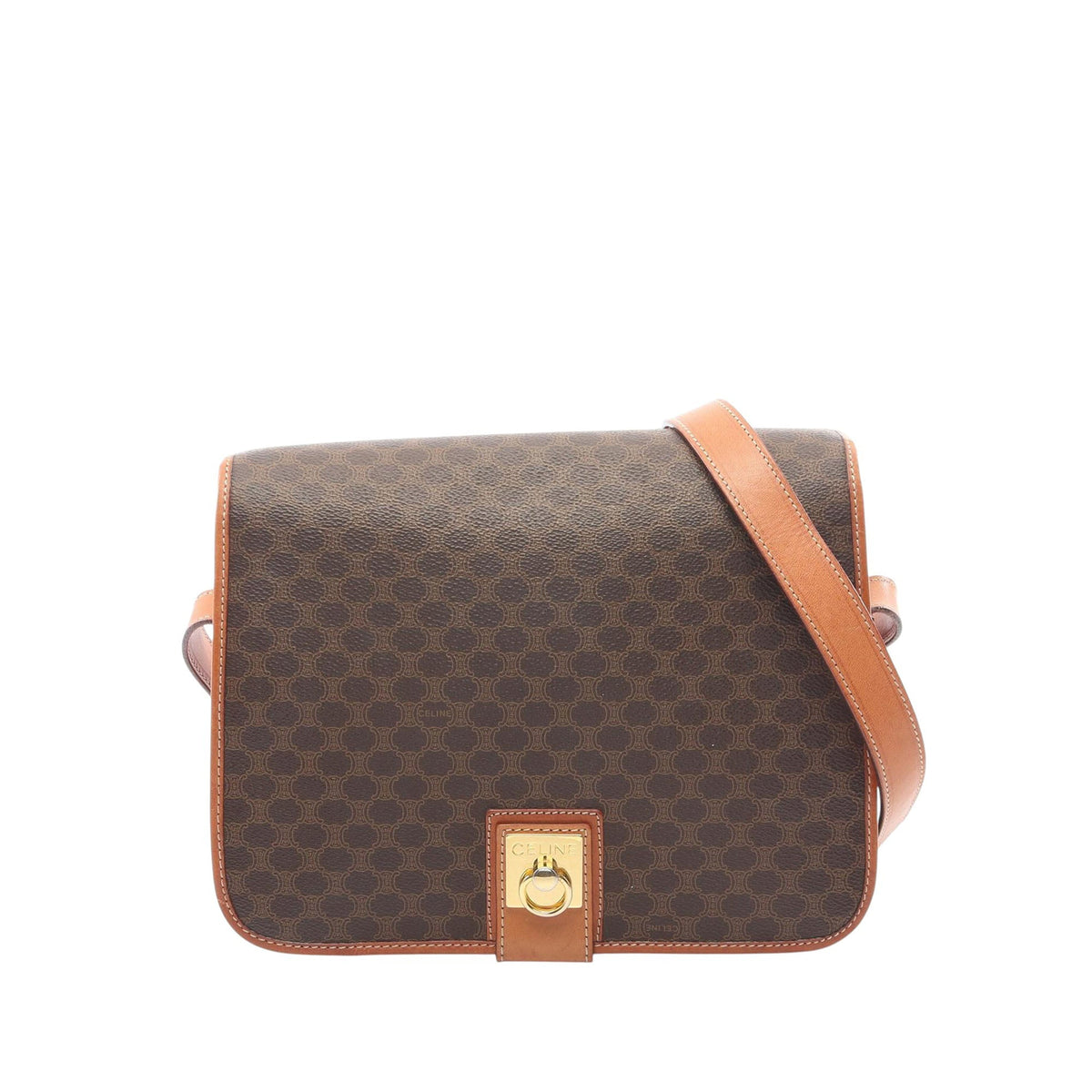 Celine Macadam Coated Canvas Crossbody
