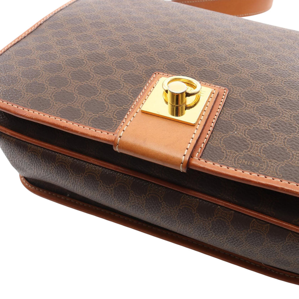 Celine Macadam Coated Canvas Crossbody