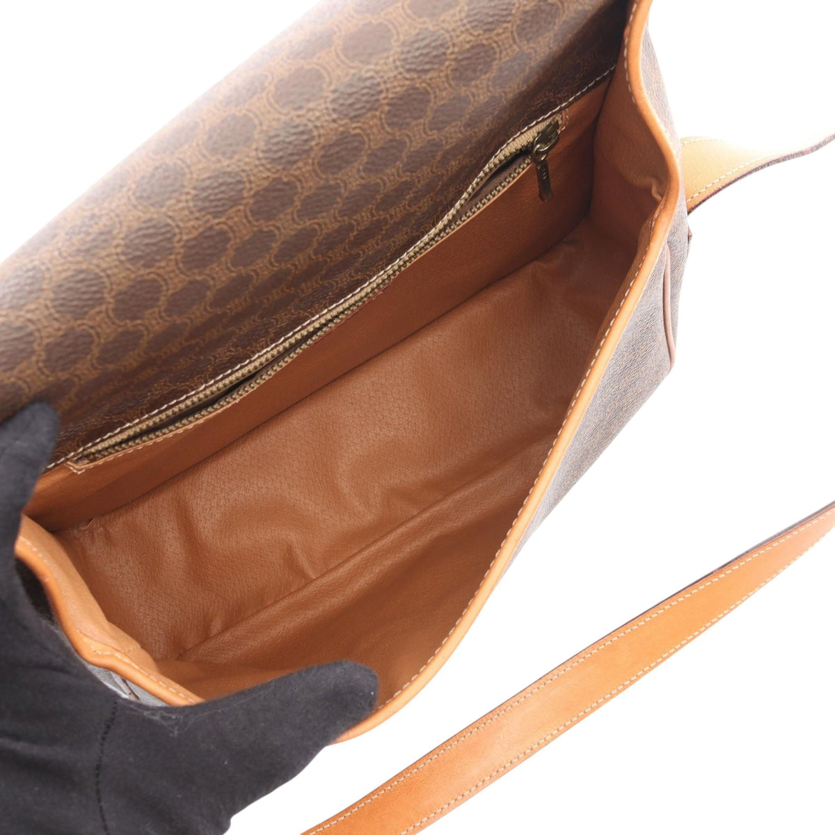 Celine Macadam Coated Canvas Crossbody