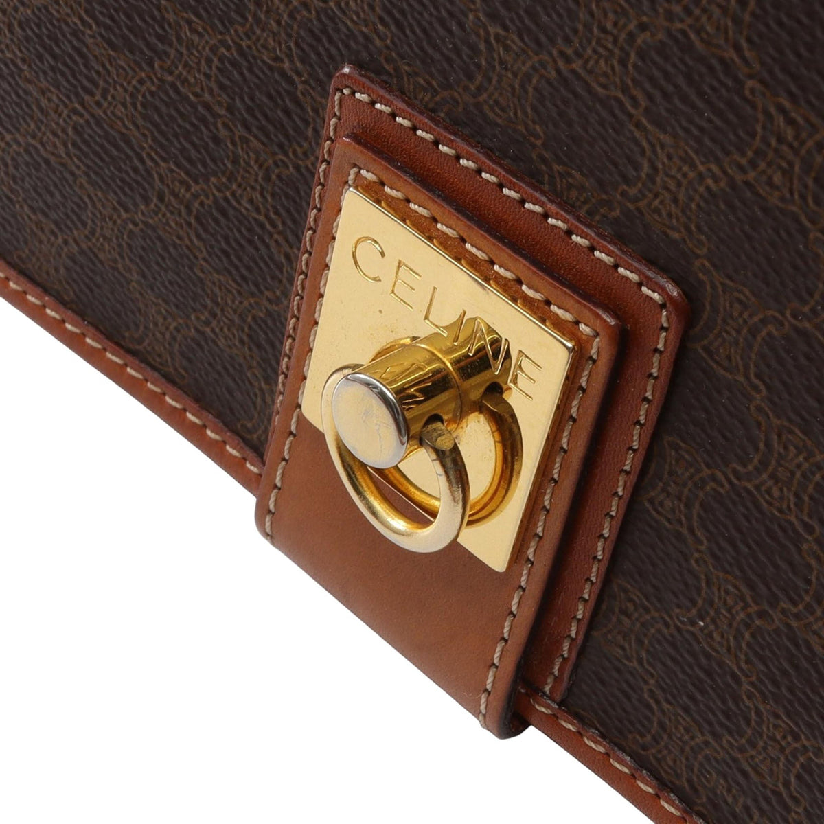 Celine Macadam Coated Canvas Crossbody