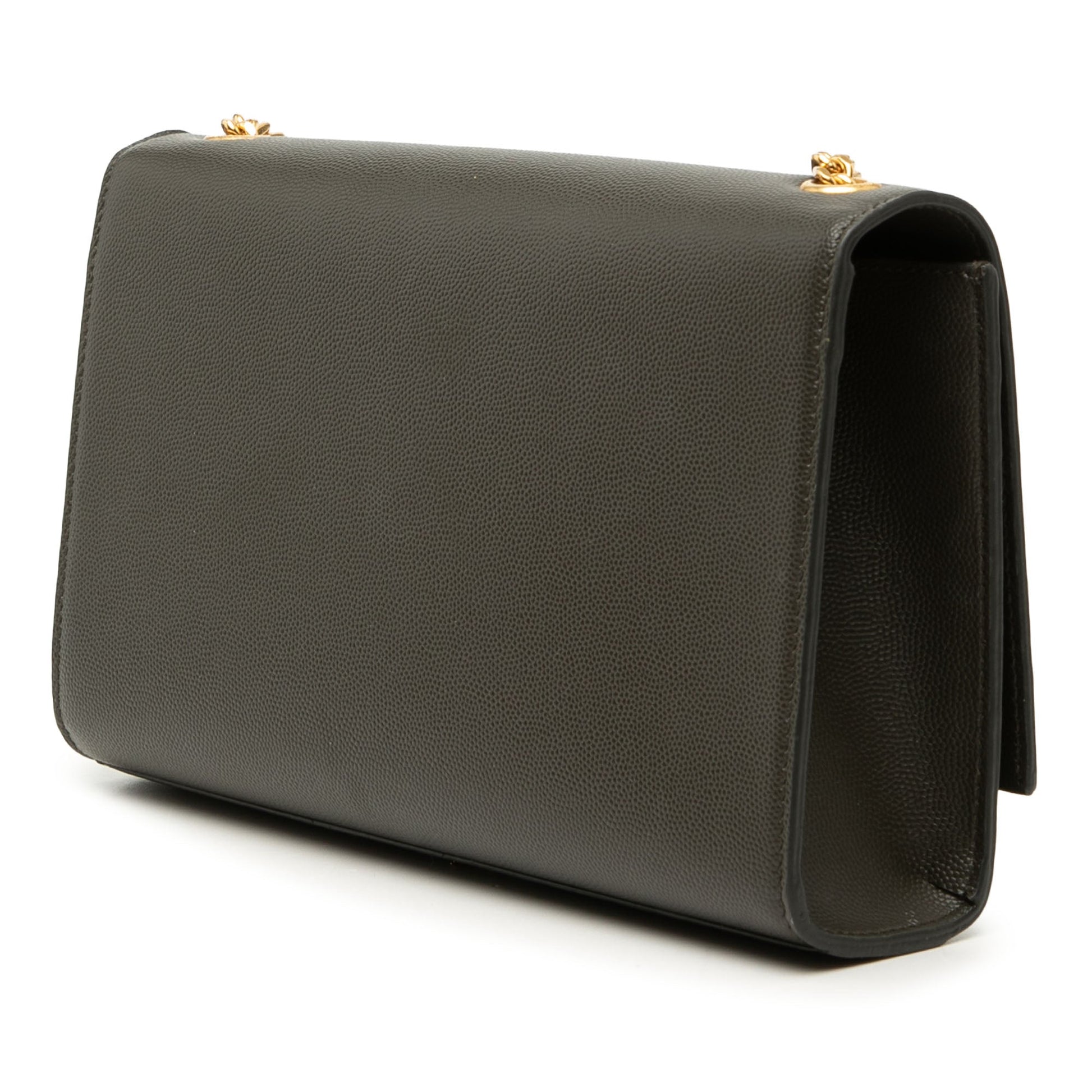 Saint Laurent Medium Grain de Poudre Monogram Kate Tassel Crossbody