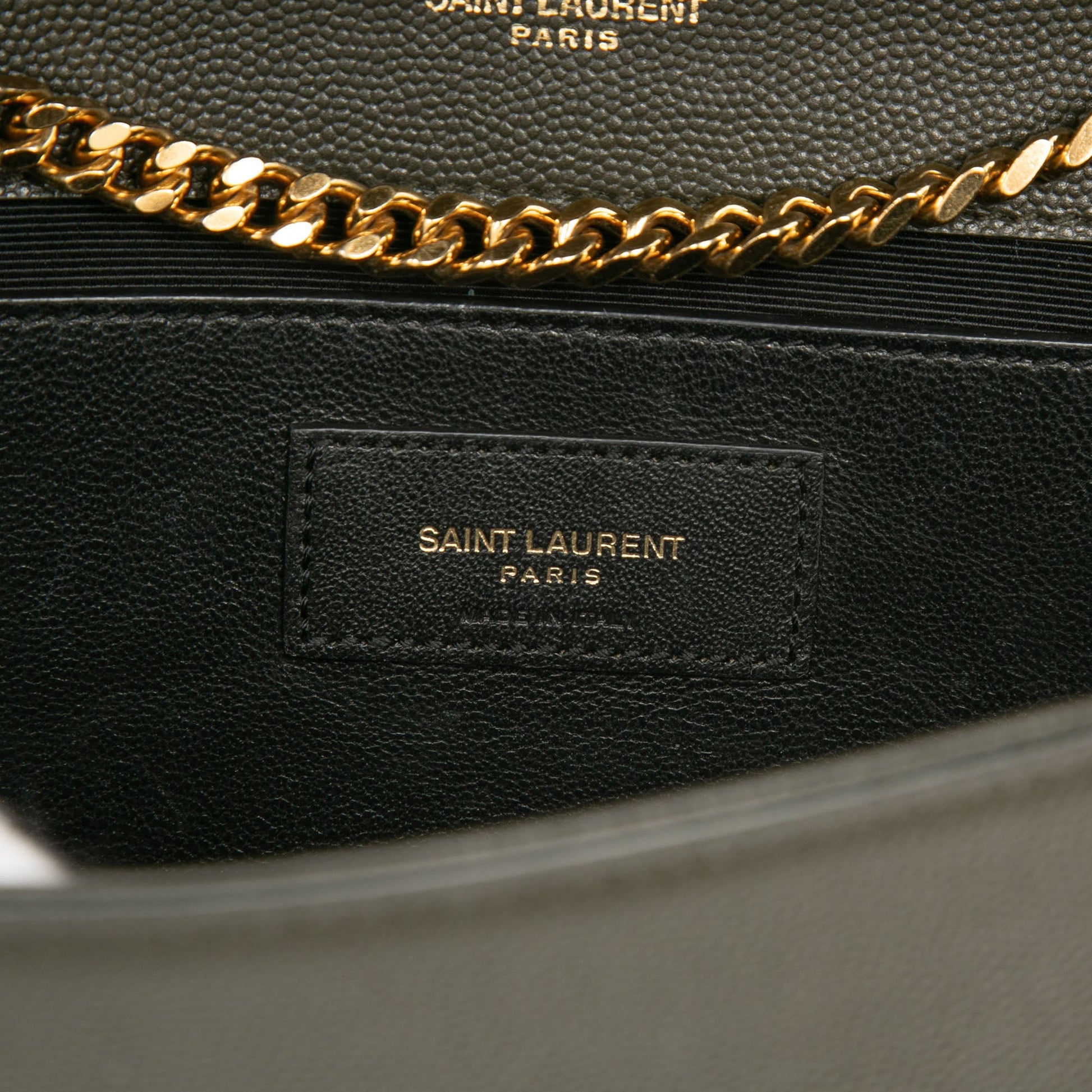 Saint Laurent Medium Grain de Poudre Monogram Kate Tassel Crossbody