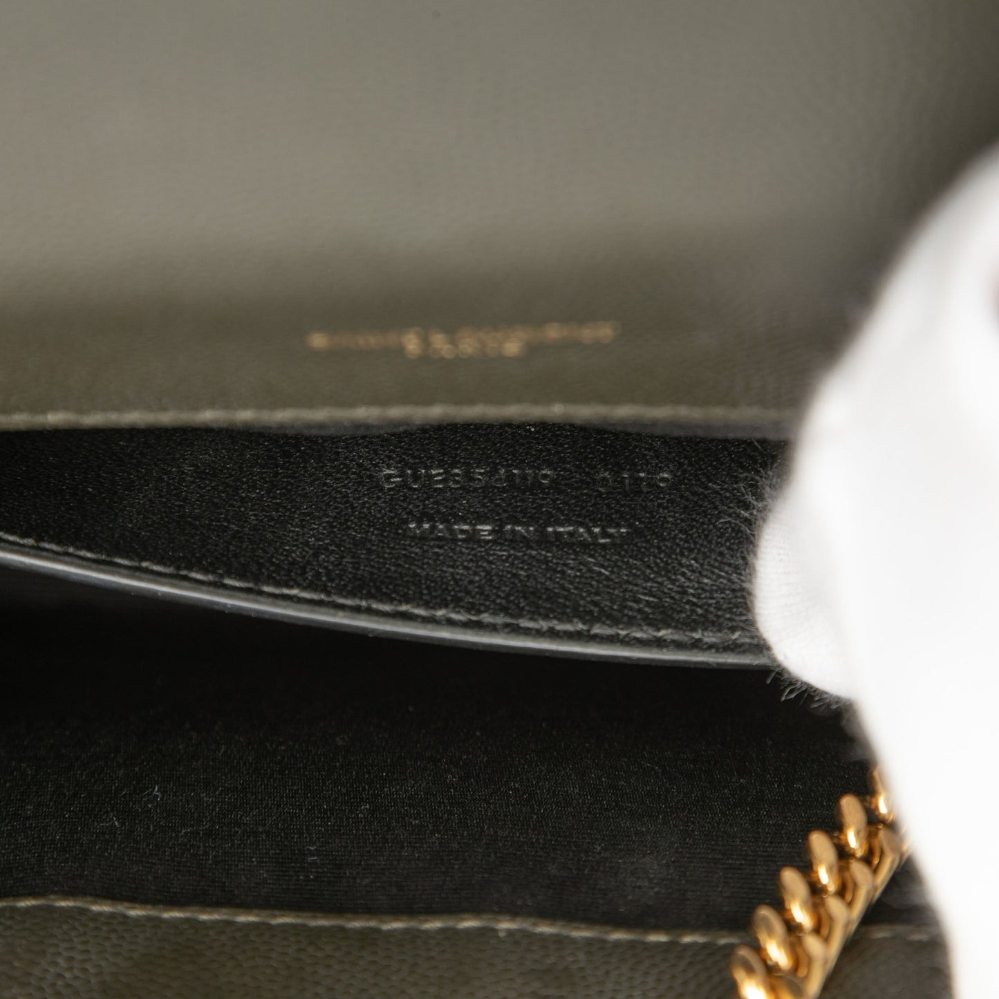 Saint Laurent Medium Grain de Poudre Monogram Kate Tassel Crossbody