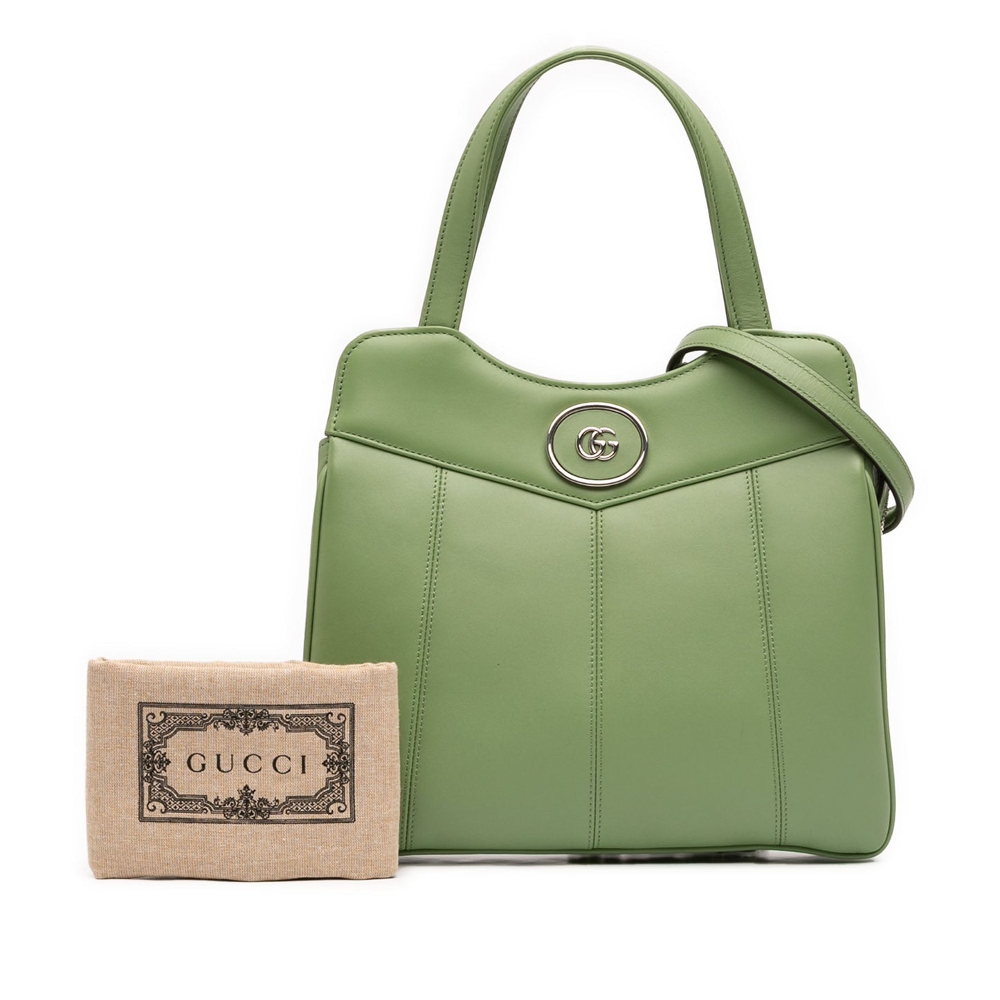 Gucci Small Leather Petite GG Tote