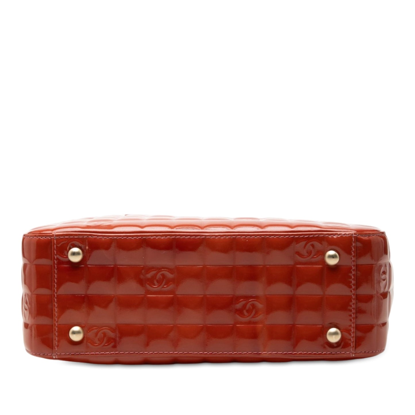 Chanel CC Chocolate Bar Patent Tote