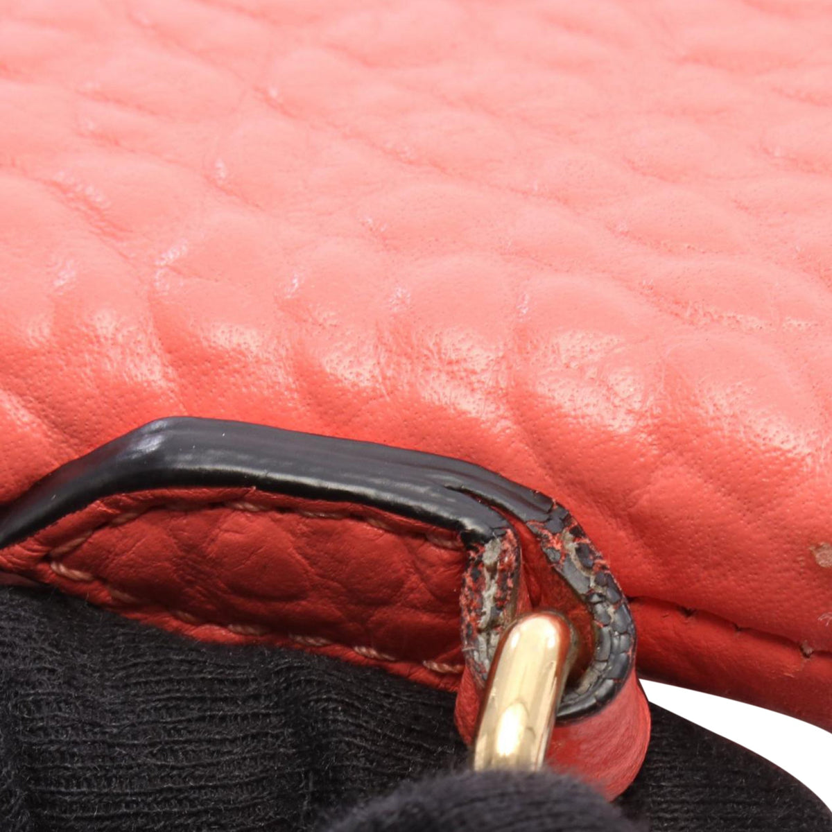 Burberry Small Grain Check Embossed Leather Chichester Crossbody — Pink
