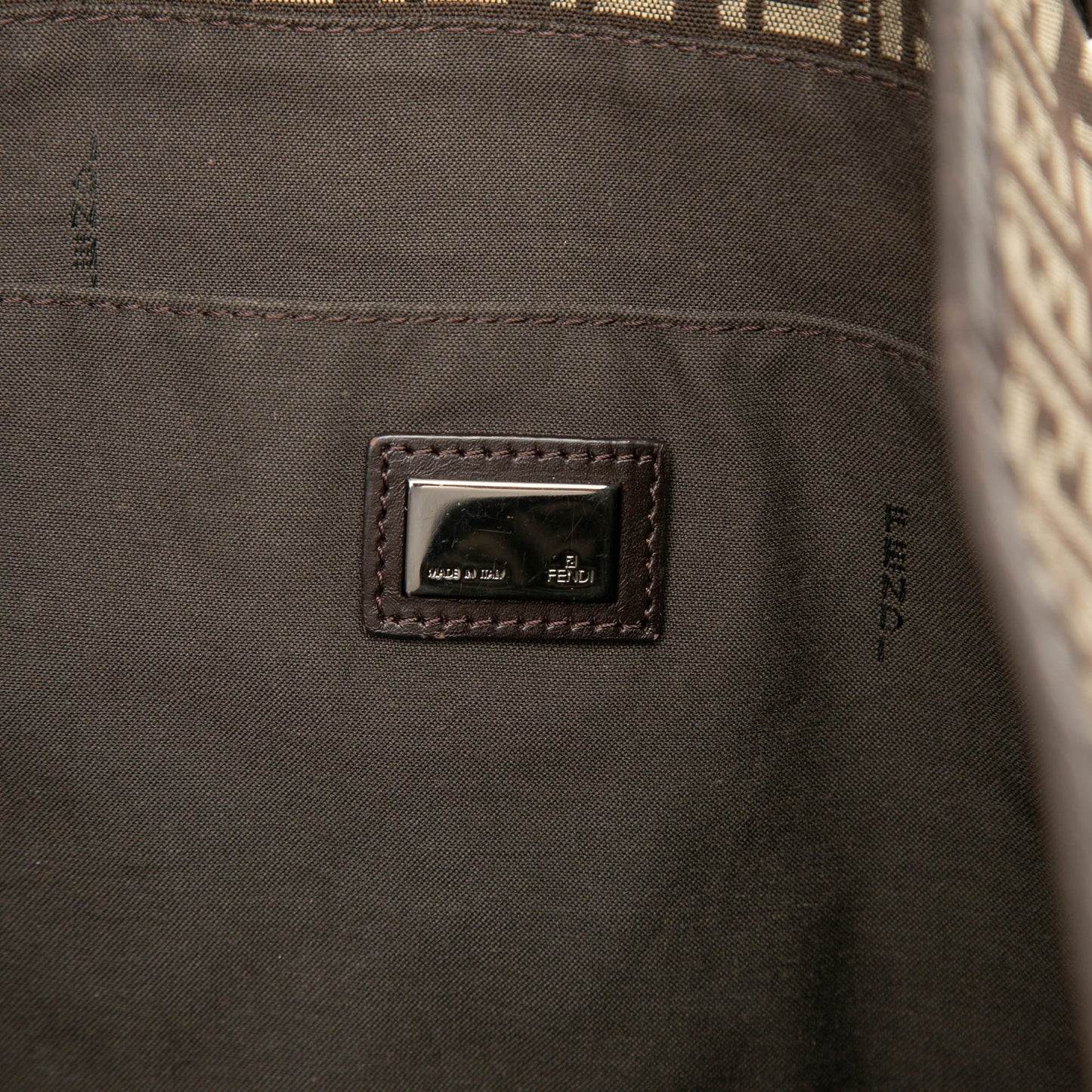 Fendi Zucchino Canvas Tote