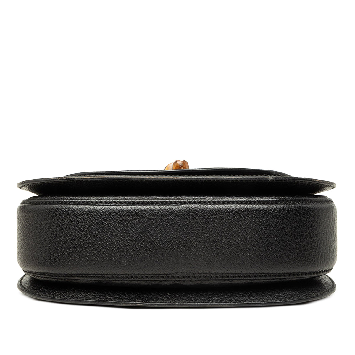 Gucci Small Grained Calfskin Bamboo Night — Black