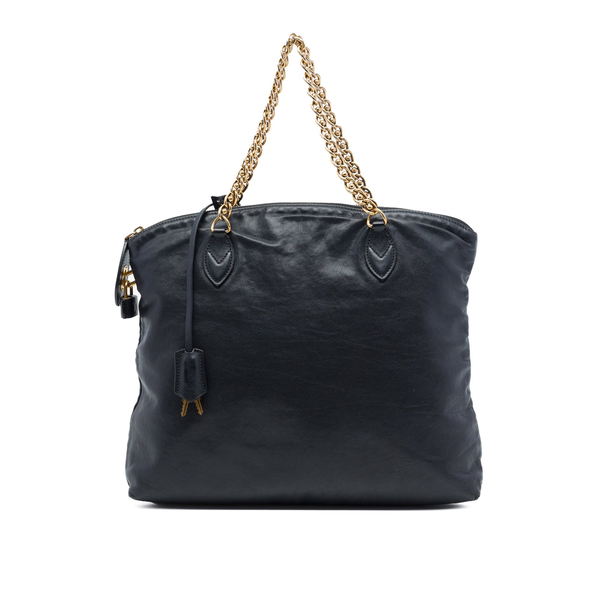 Louis Vuitton Limited Edition Calfskin Boudoir Lockit Chain Bag — Black