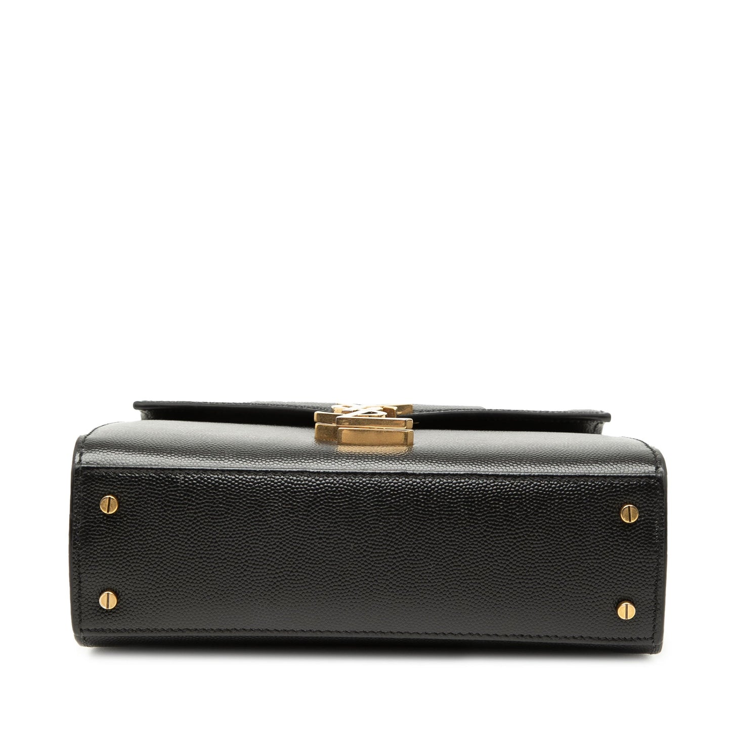 Saint Laurent Mini Grain de Poudre Monogram Cassandra Top Handle Bag