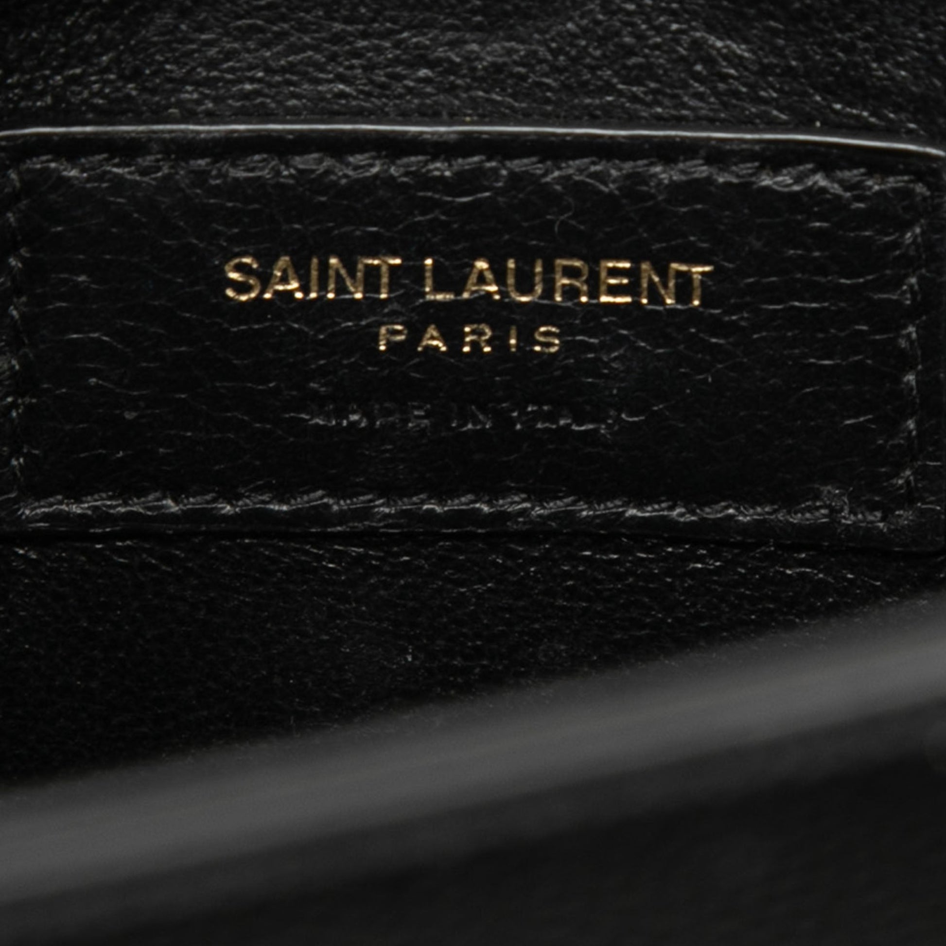 Saint Laurent Mini Grain de Poudre Monogram Cassandra Top Handle Bag