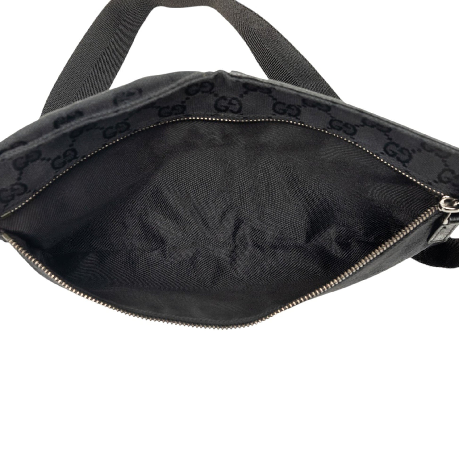 Gucci GG Canvas Double Pocket Belt Bag