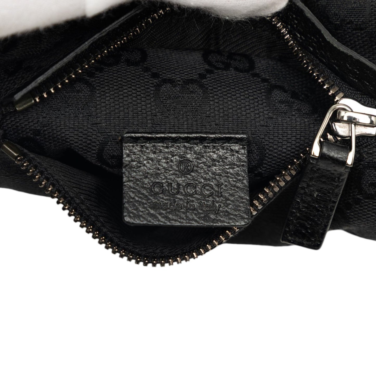 Gucci GG Canvas Double Pocket Belt Bag