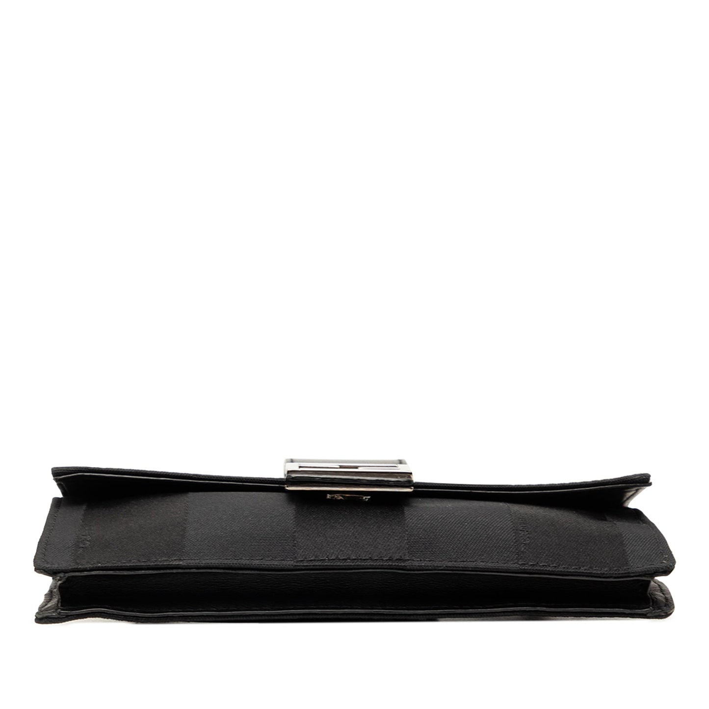 Fendi Pequin Nylon Convertible Baguette Pouch