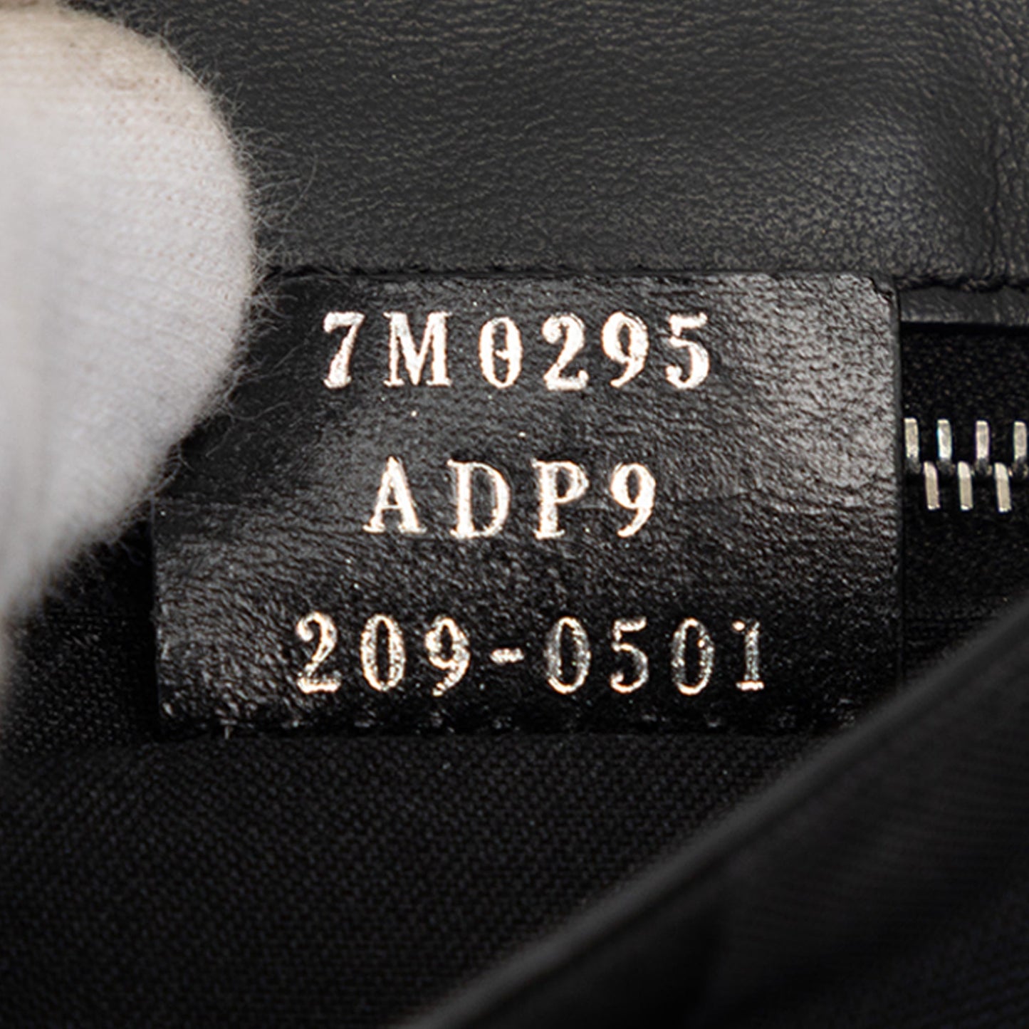 Fendi Pequin Nylon Convertible Baguette Pouch
