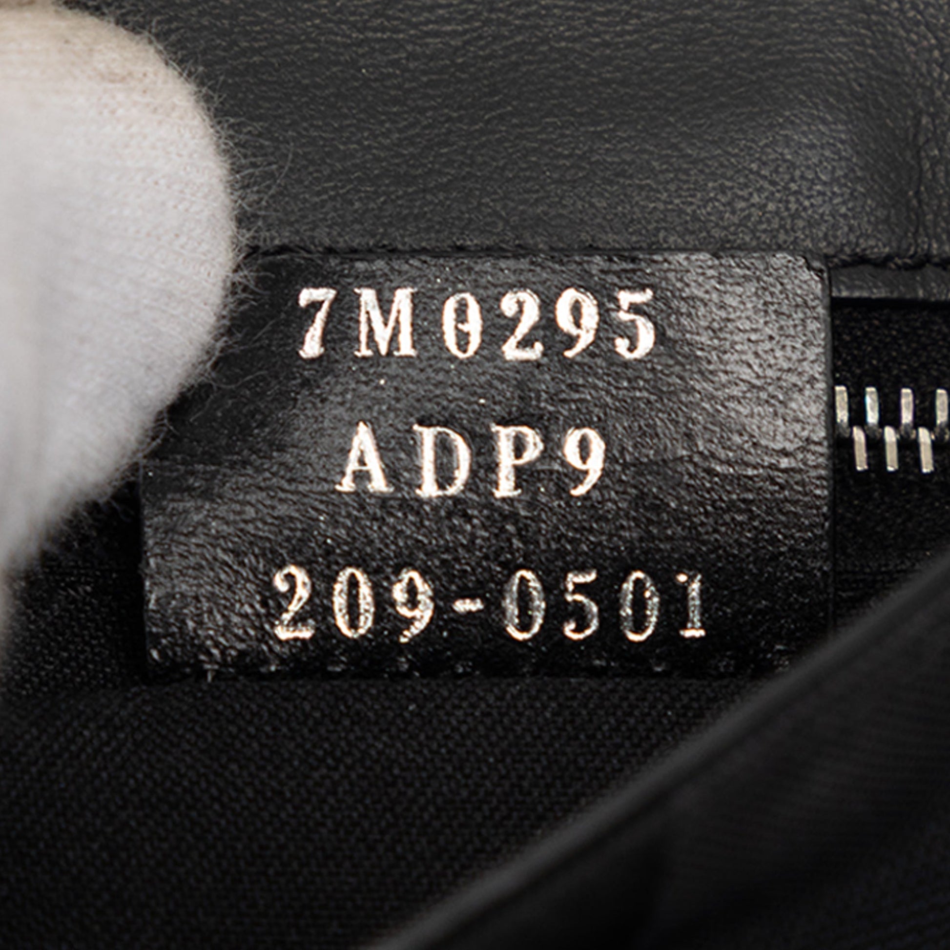 Fendi Pequin Nylon Convertible Baguette Pouch